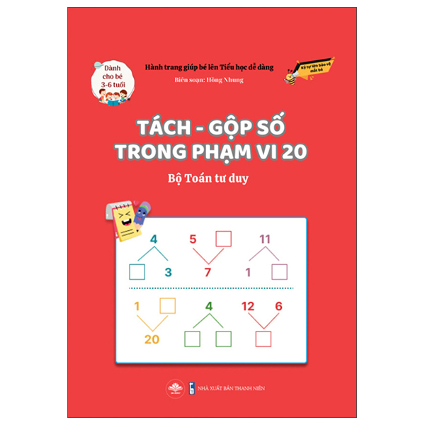 Hành Trang Giúp Bé Lên Tiểu Học Dễ Dàng - Phép Trừ Trong Phạm Vi 20 - Bộ Toán Tư Duy - Dành Cho Trẻ 3-6 Tuổi - Ảnh 16
