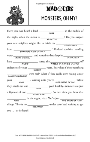 happy howl-o-ween mad libs: world's greatest word game - Ảnh 7