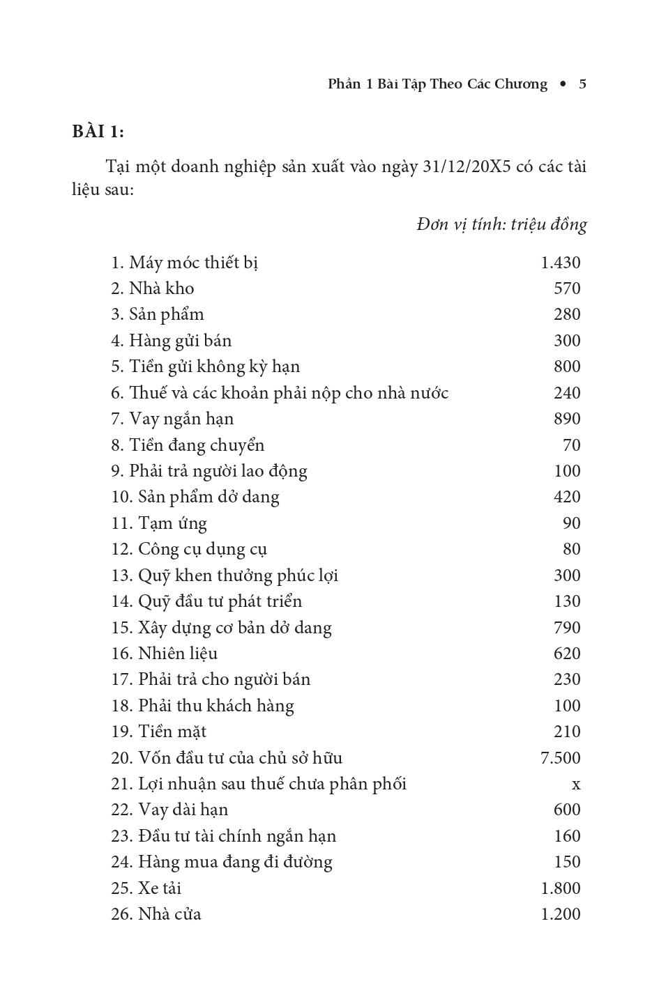 Hệ Thống Bài Tập Và Câu Hỏi Trắc Nghiệm - Nguyên Lý Kế Toán - Ảnh 5