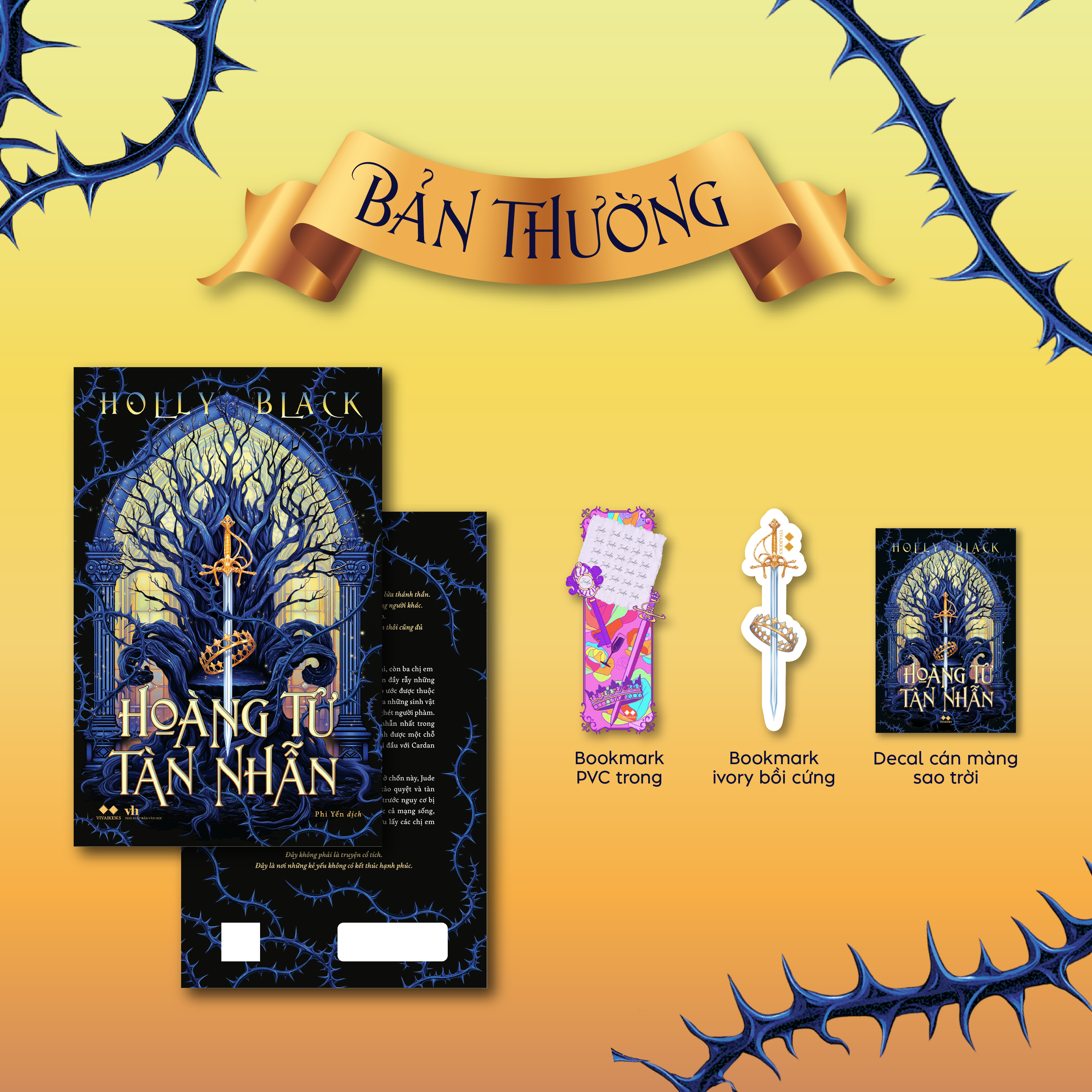 Hoàng Tử Tàn Nhẫn - Tặng Kèm Bookmark Ivory Bồi Cứng + Bookmark PVC Trong + Decal Cán Màng Sao Trời - Ảnh 2