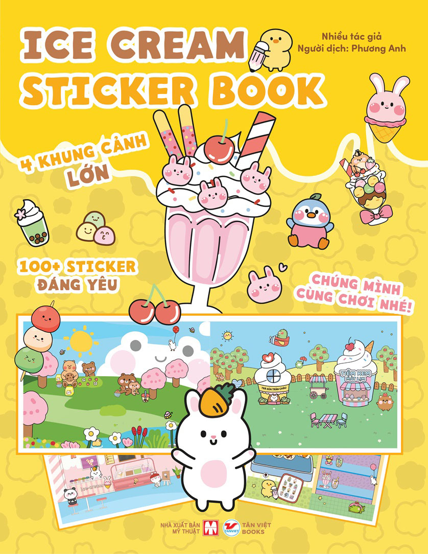 Ice Cream Sticker Book - Bìa Cứng - Ảnh 2