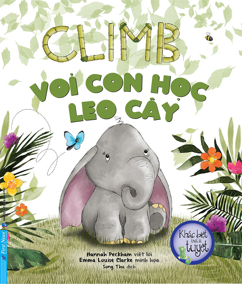 khác biệt thật là tuyệt - voi con học leo cây - climb - Ảnh 2