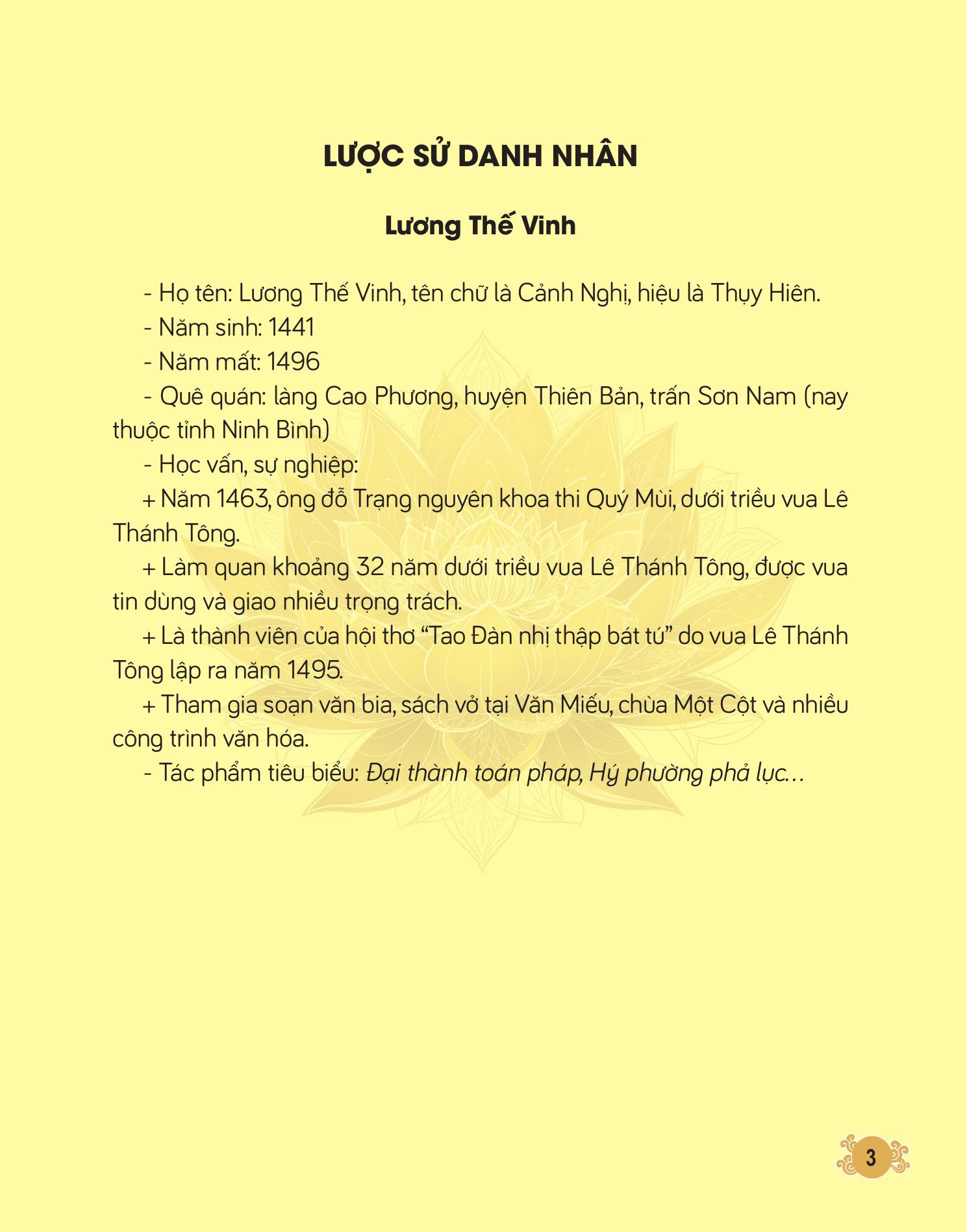 Khí Phách Lạc Hồng - Lương Thế Vinh - Vị Trạng Nguyên Lừng Danh Sử Việt - Ảnh 5