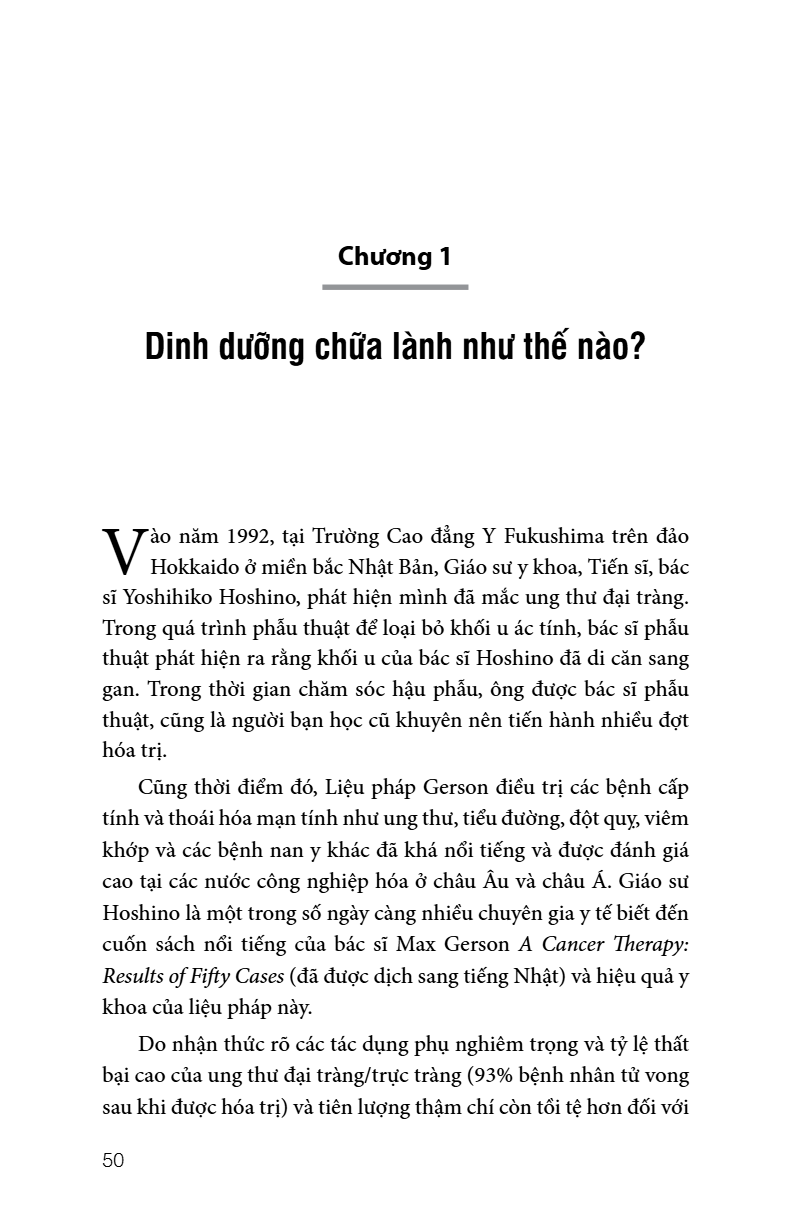 Liệu Pháp Gerson - Chương Trình Dinh Dưỡng Dành Cho Bệnh Nhân Ung Thư Và Các Căn Bệnh Khác - Ảnh 5