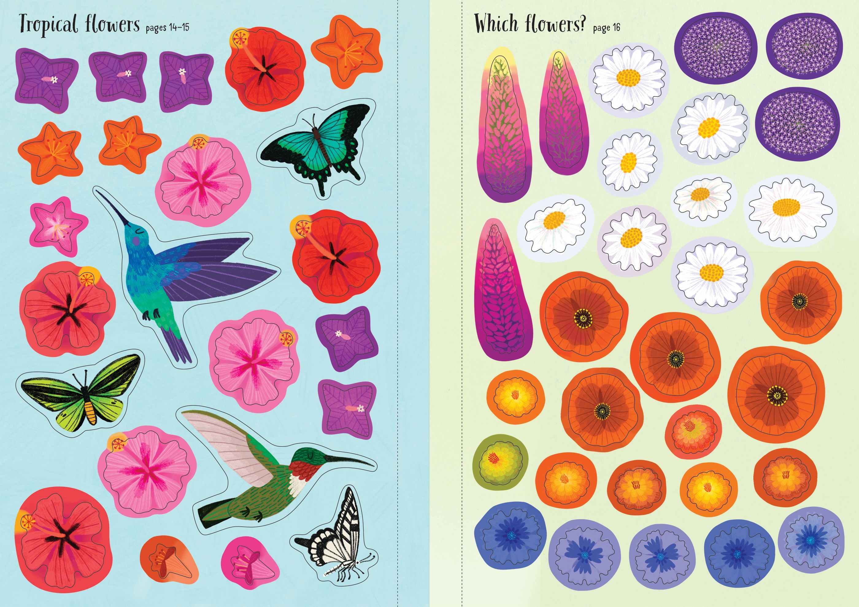little first stickers flowers - Ảnh 4
