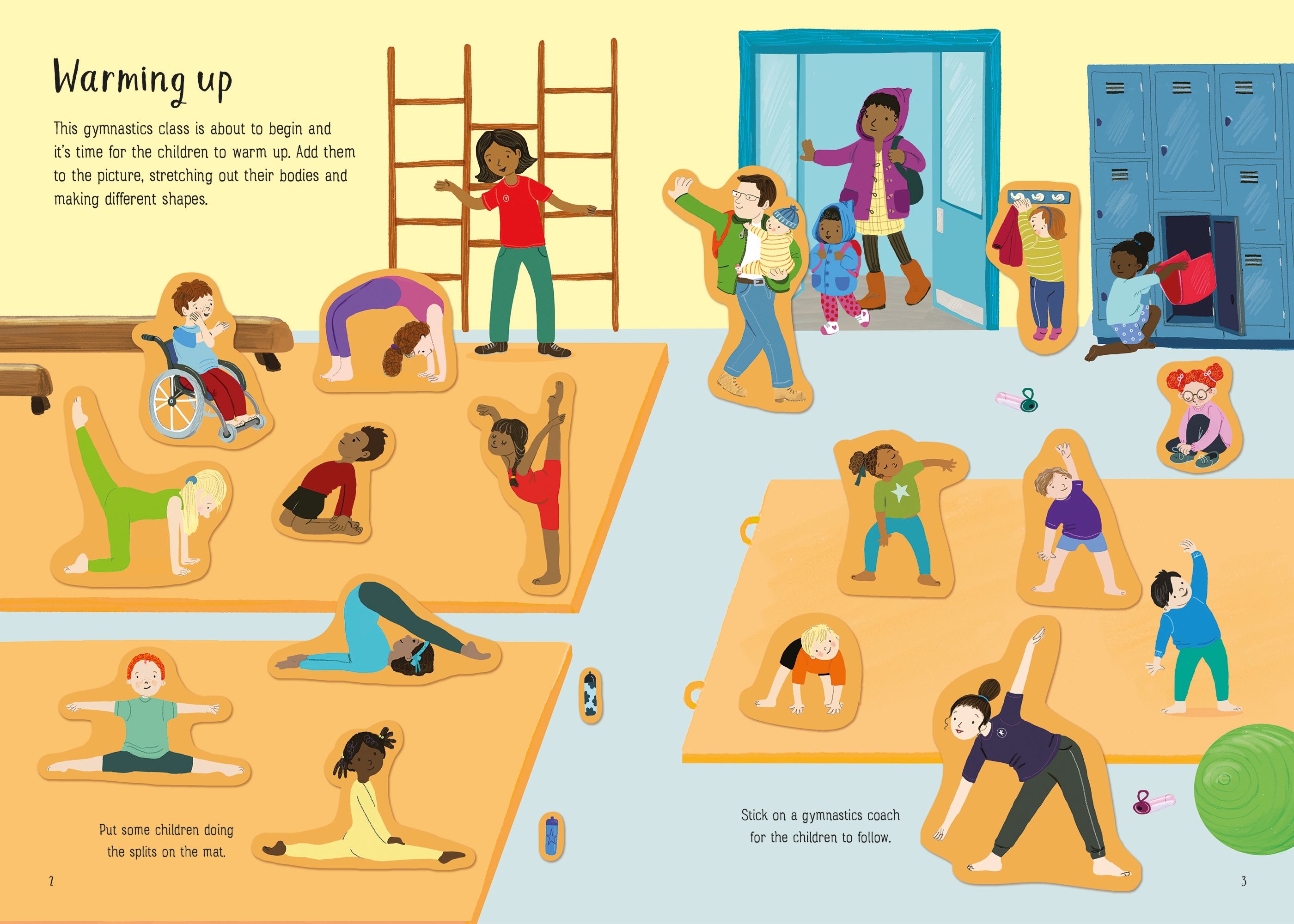 little first stickers gymnastics - Ảnh 3
