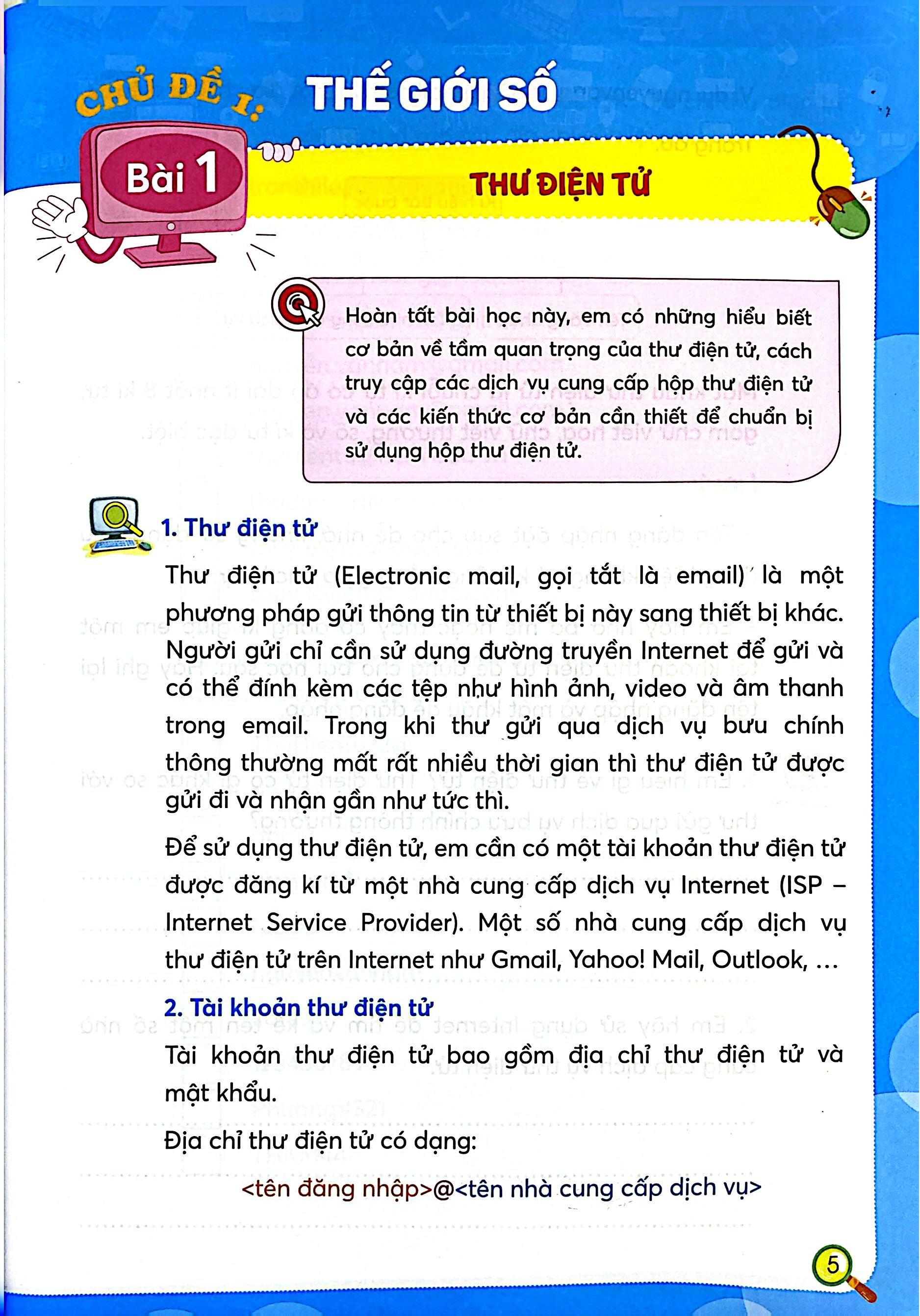 Luyện Tập Tin Học 5 - Tập 1 - Ảnh 5