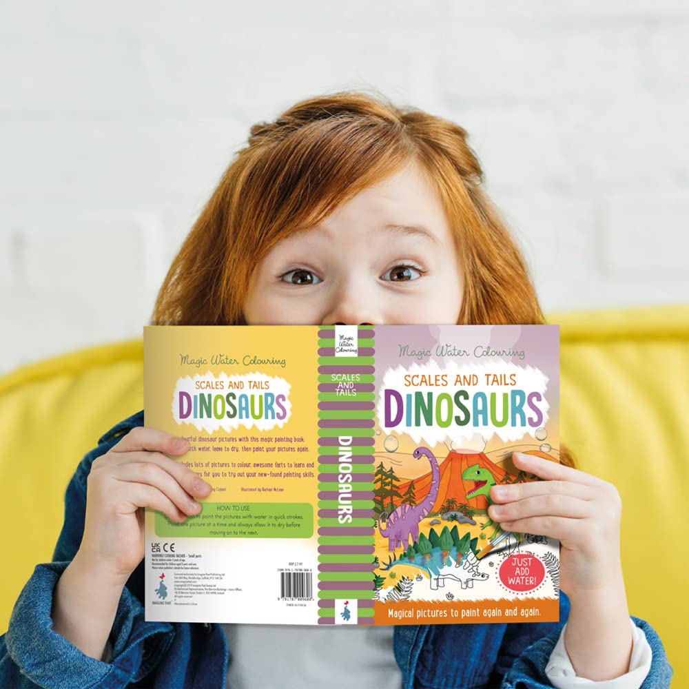 magic water colouring - scales and tails - dinosaurs - Ảnh 6