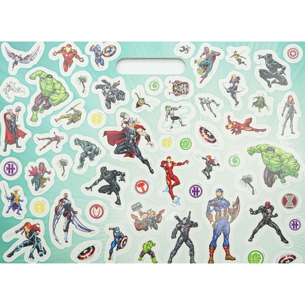 marvel avengers: colouring fun pad (giant colour me pad marvel) - Ảnh 3