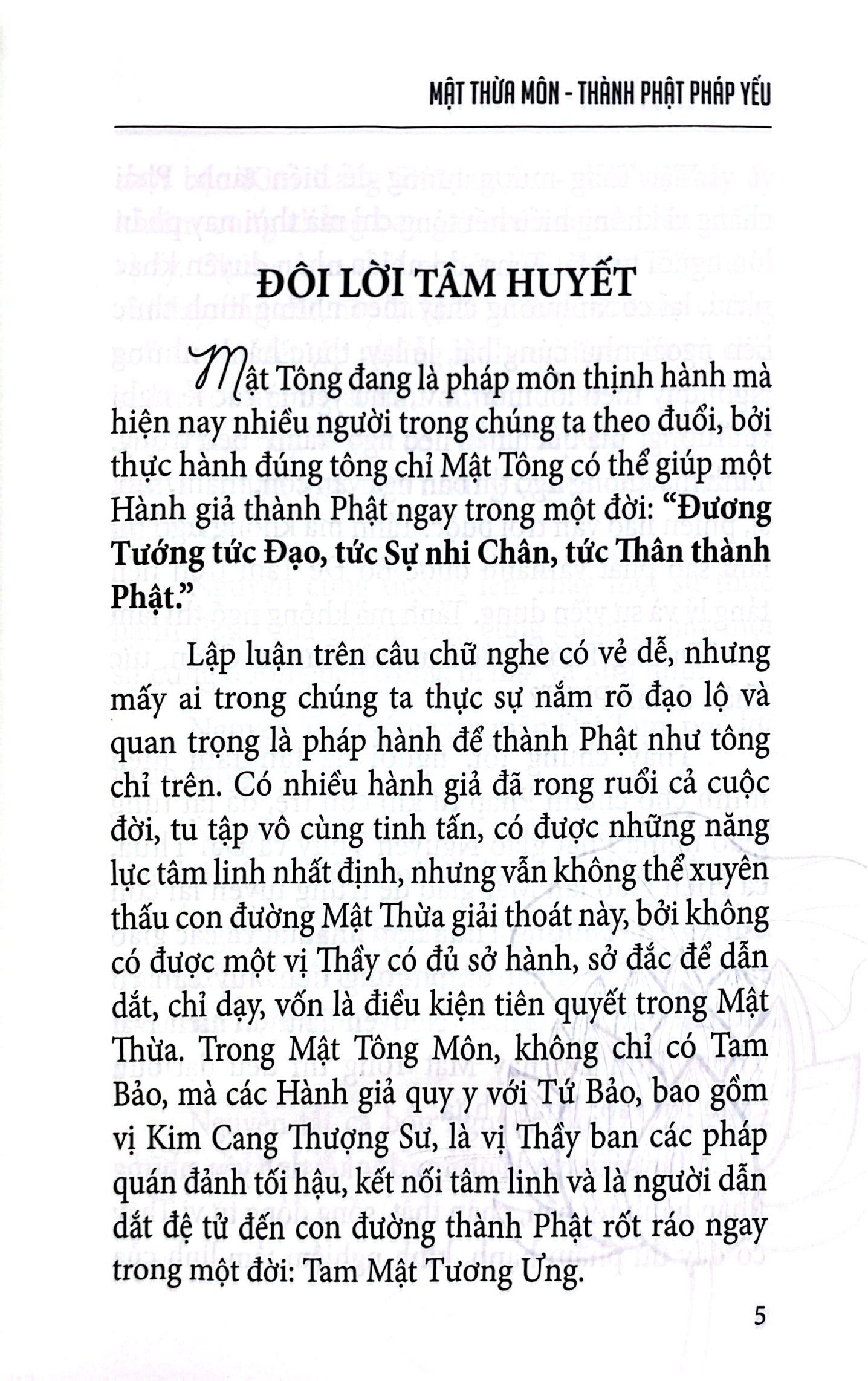 Mật Thừa Môn Thành Phật Pháp Yếu - Tập 1 - Bìa Cứng - Ảnh 3