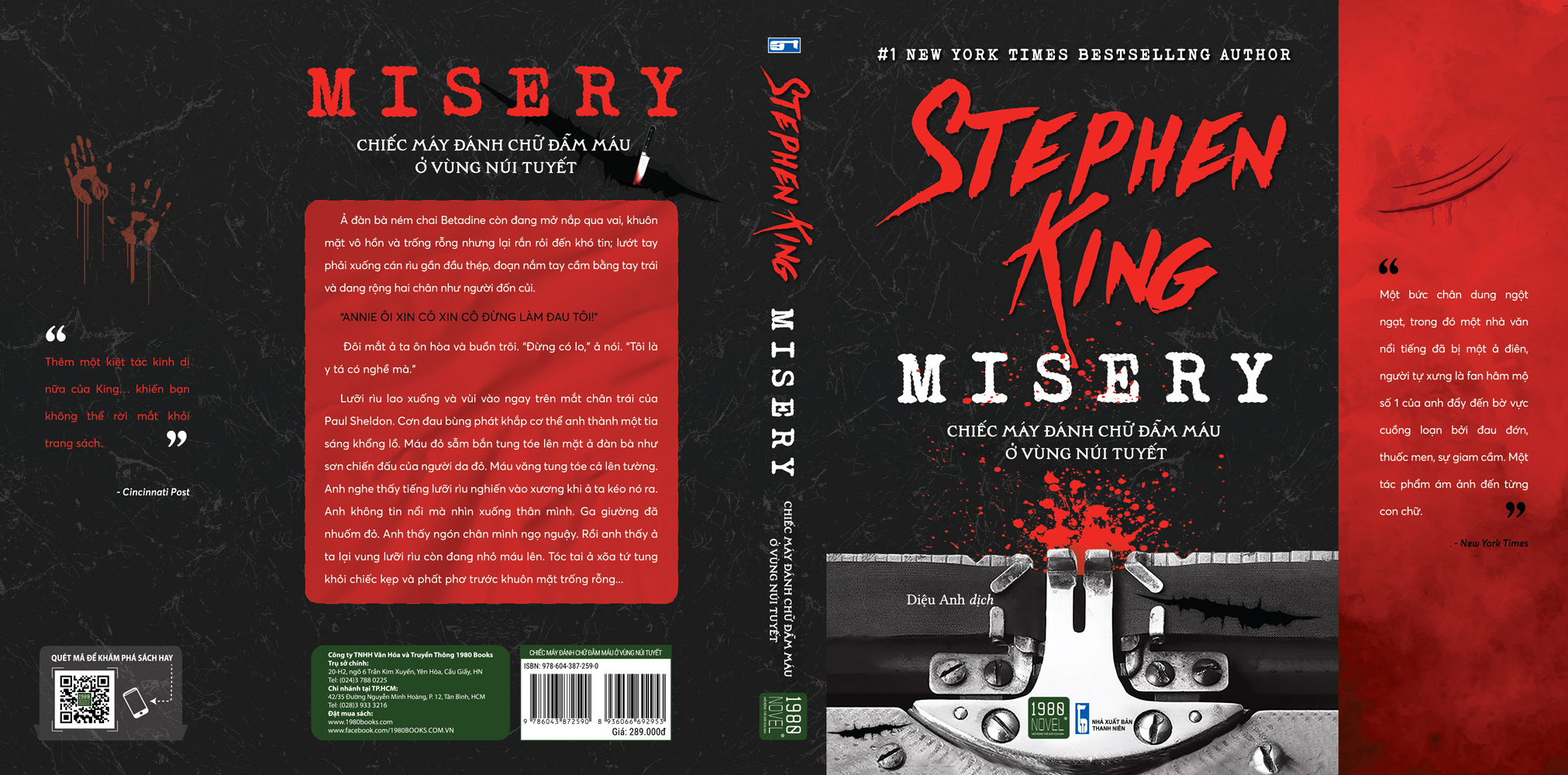 misery - chiếc máy đánh chữ đẫm máu ở vùng núi tuyết - Ảnh 5