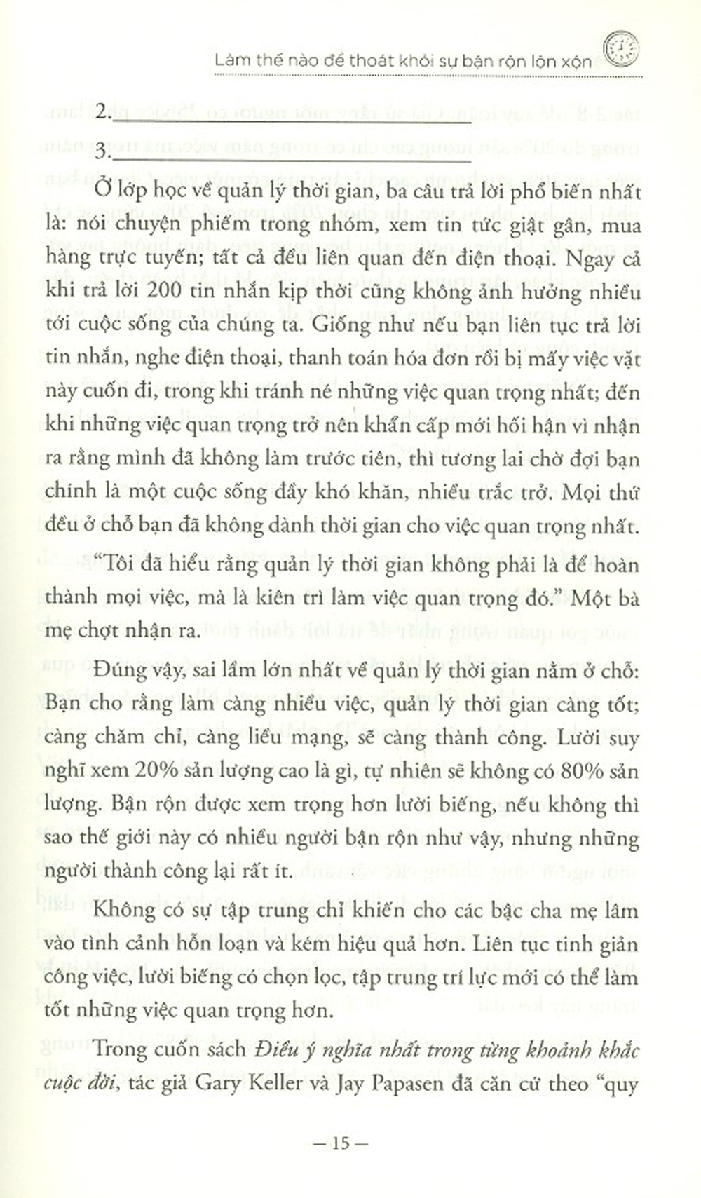 nghệ thuật quản lý thời gian của phụ huynh - Ảnh 7
