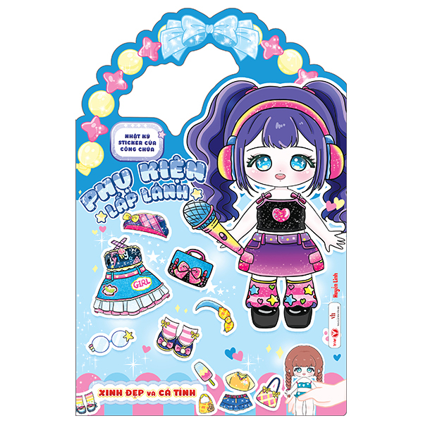 Nhật Ký Sticker Của Công Chúa - Phụ Kiện Lấp Lánh - Vui Tươi Và Đáng Yêu - Ảnh 6