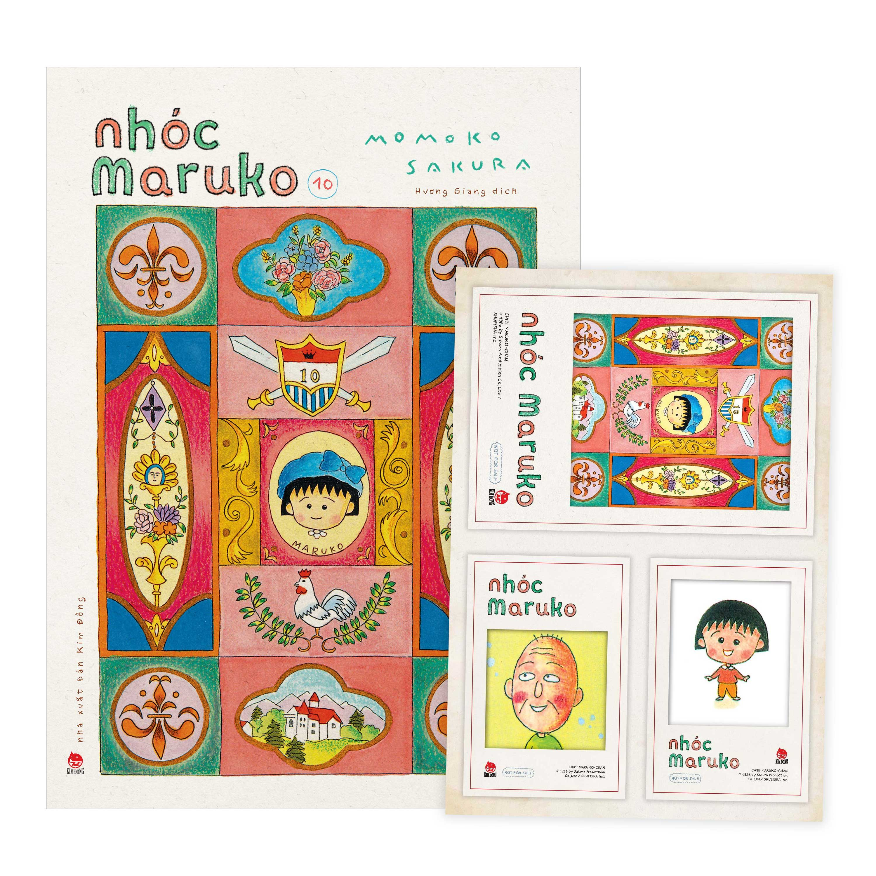 nhóc maruko - tập 10 - tặng kèm set postcard polaroid - Ảnh 2