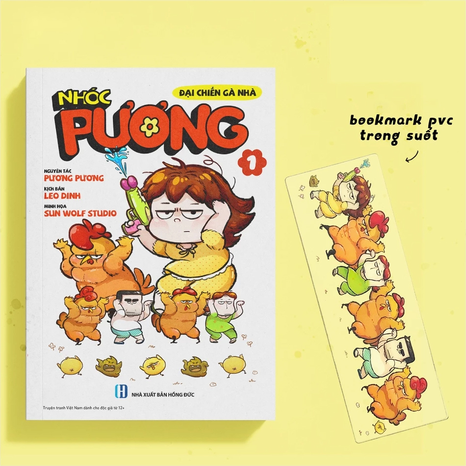 nhóc pương - tập 1 - đại chiến gà nhà - tặng kèm bookmark pvc trong suốt - Ảnh 2
