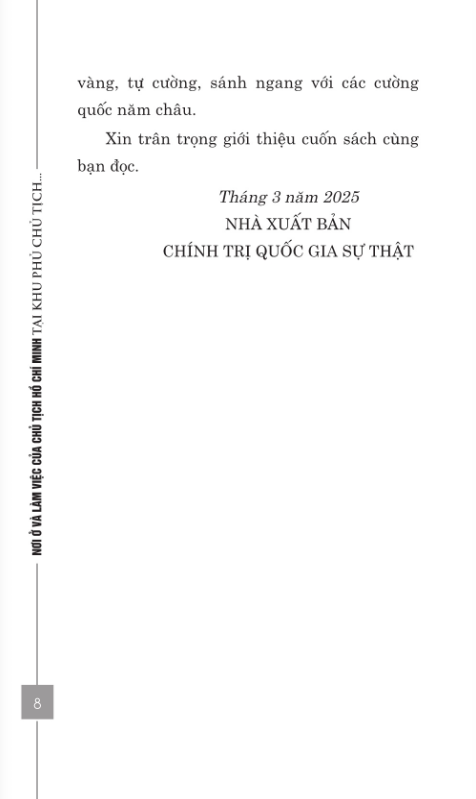 Nơi Ở Và Làm Việc Của Chủ Tịch Hồ Chí Minh Tại Khu Phủ Chủ Tịch-Hà Nội - Ảnh 6