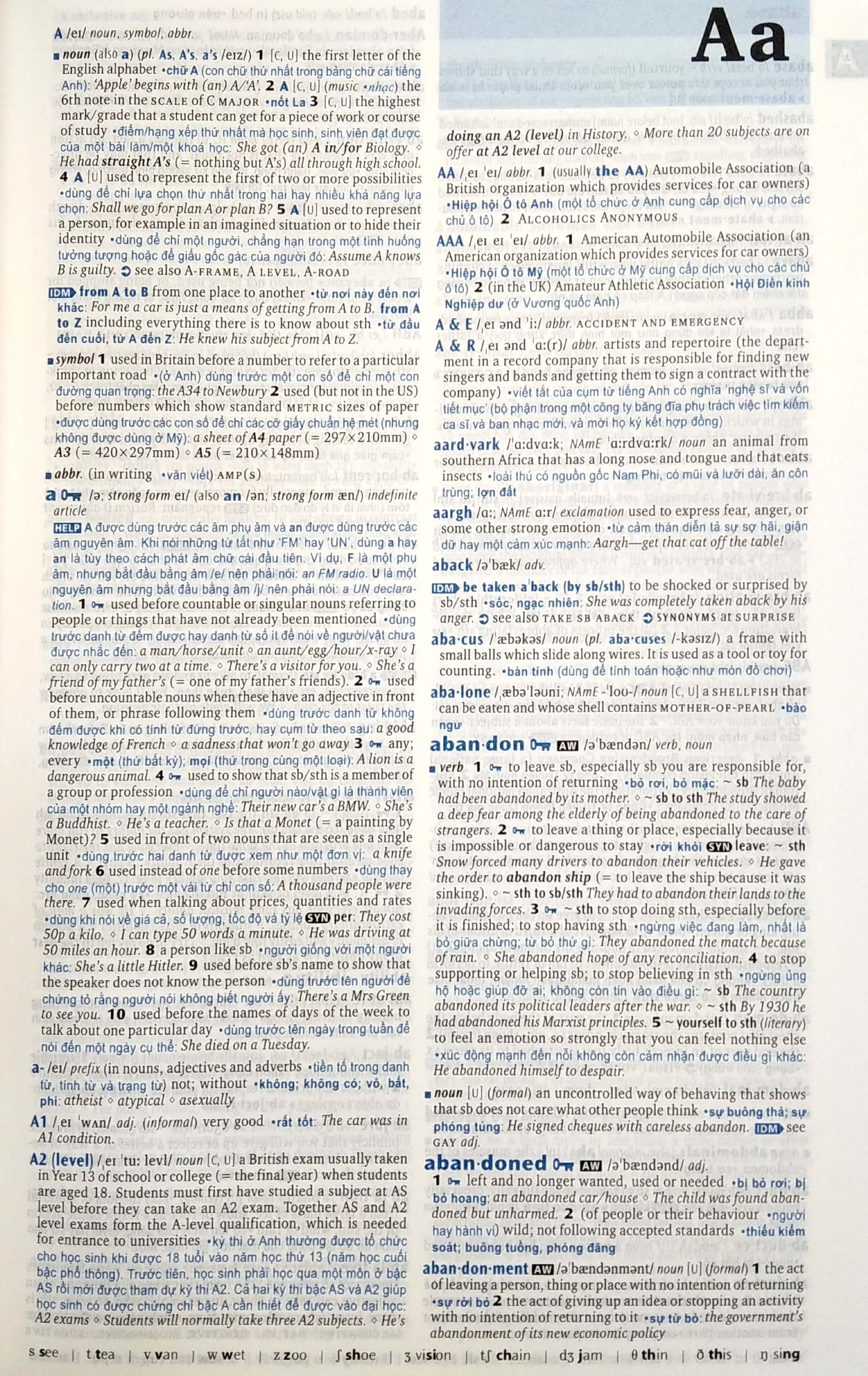 oxford advanced learner's dictionary with vietnamese translation (hardback) - Ảnh 5