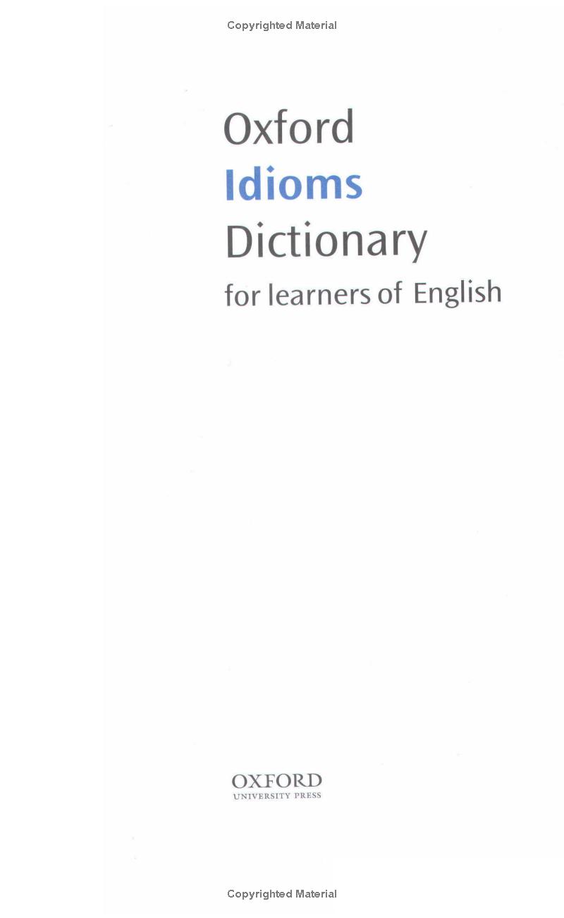 oxford idioms dictionary - Ảnh 4