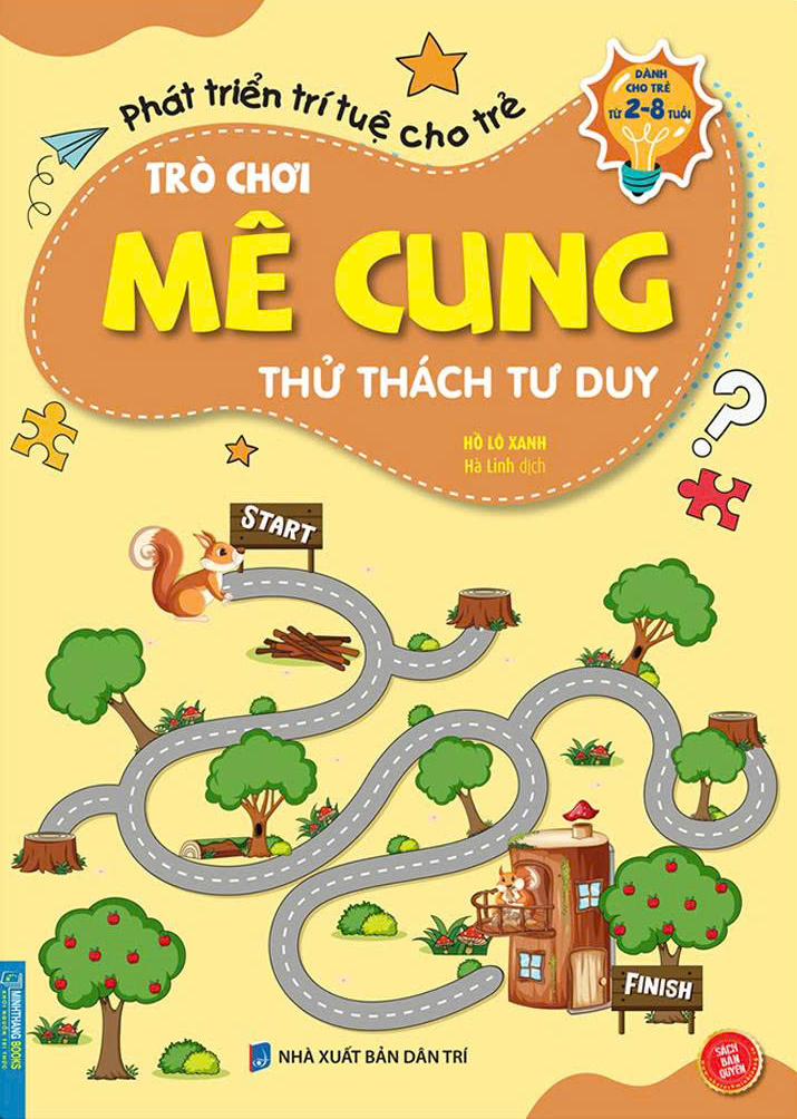 Phát Triển Trí Tuệ Cho Trẻ - Trò Chơi Mê Cung - Thử Thách Tư Duy - Dành Cho Trẻ Từ 2-8 Tuổi (Tái Bản 2026) - Ảnh 2