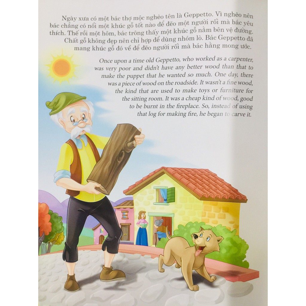 pinocchio - truyện song ngữ anh - việt - Ảnh 3
