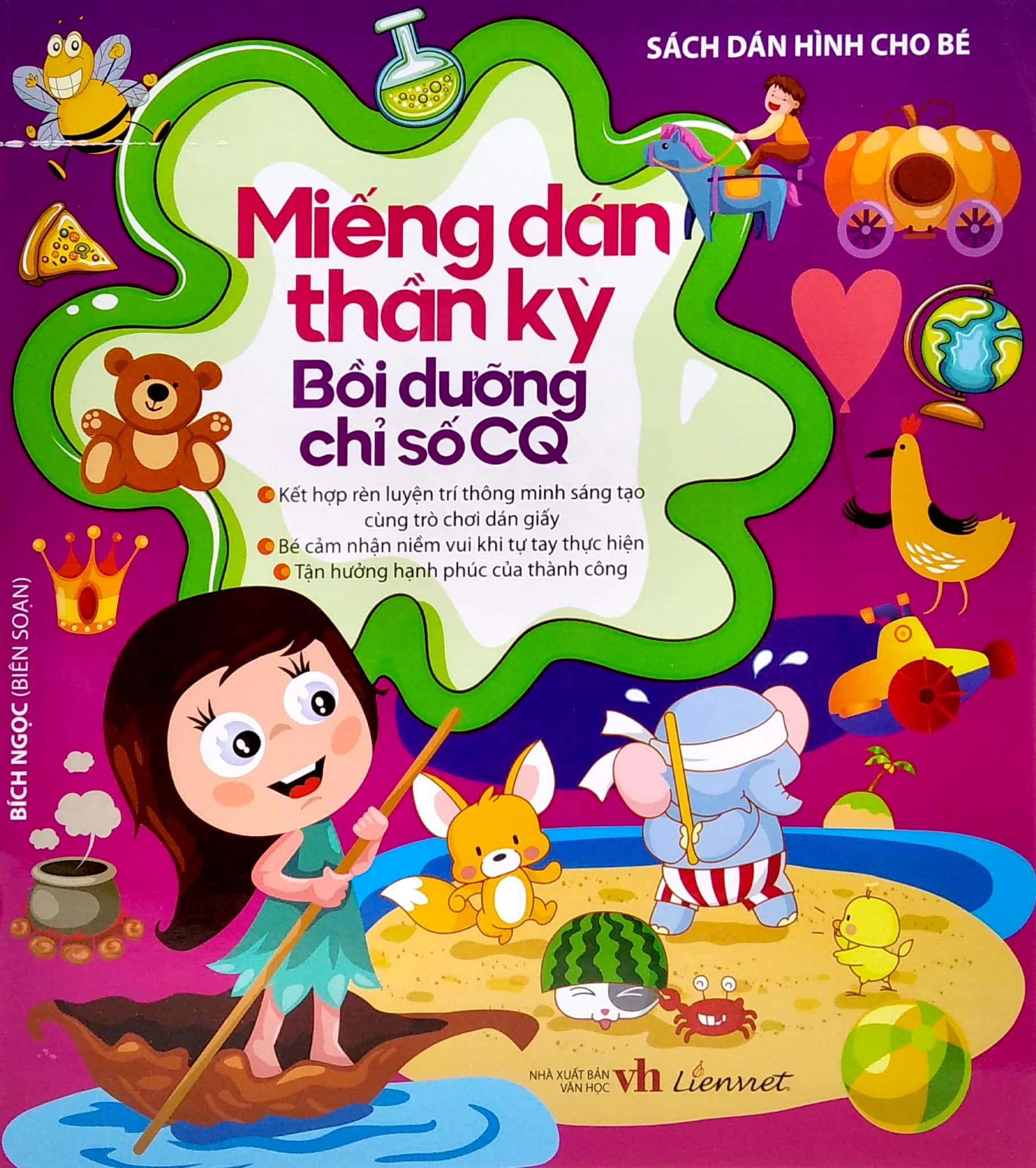 sách dán hình cho bé - miếng dán thần kỳ - bồi dưỡng chỉ số cq - Ảnh 2