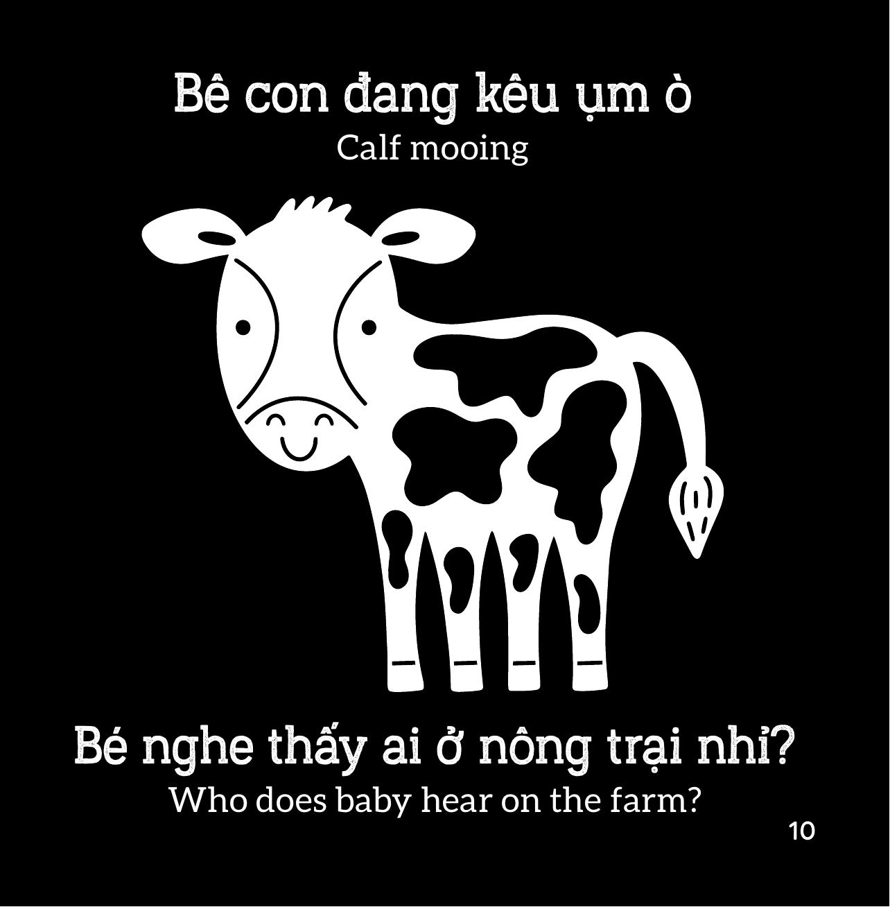 Sách Kích Thích Thị Giác - Em Bé Thấy Gì? - Động Vật - Ảnh 12