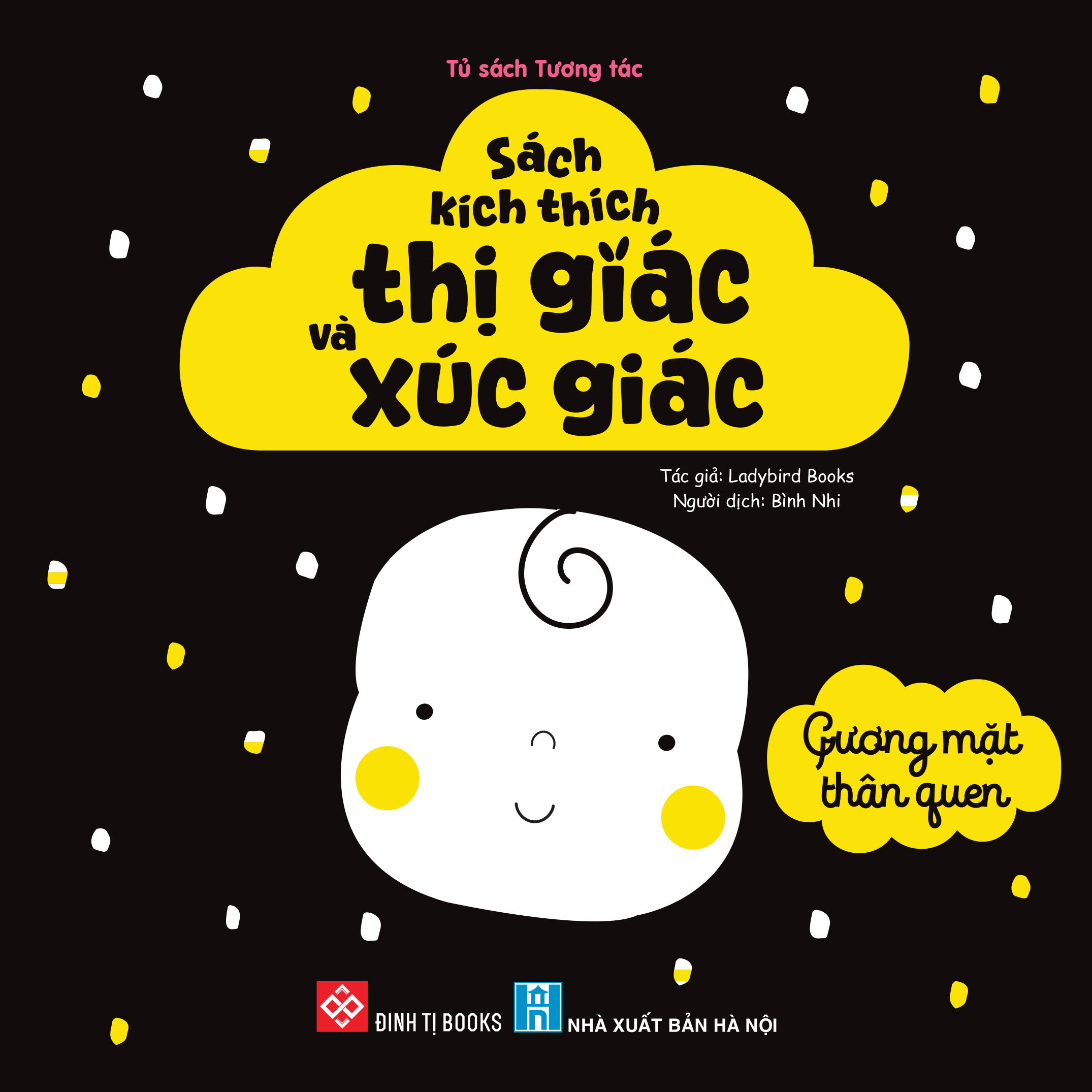 sách kích thích thị giác và xúc giác - gương mặt thân quen - bìa cứng - Ảnh 2