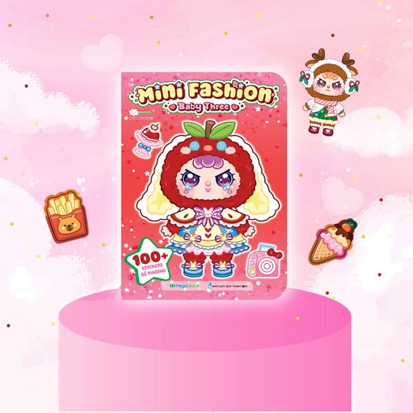 Sach to mau Baby Three - Mini Fashion