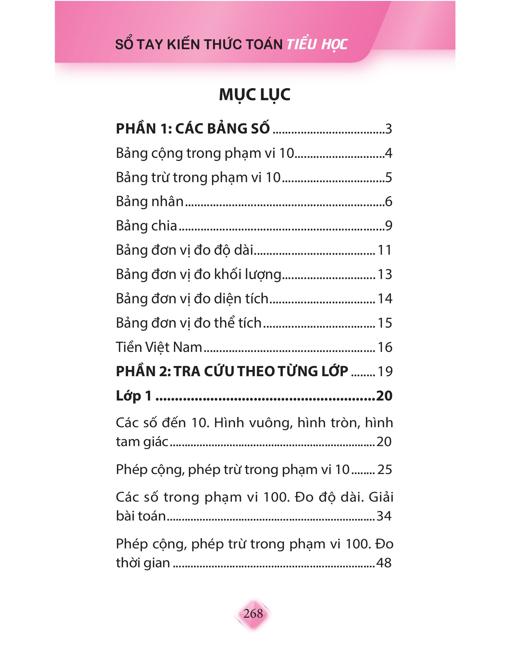Sổ Tay Kiến Thức Toán Tiểu Học (Tái Bản 2026) - Ảnh 10
