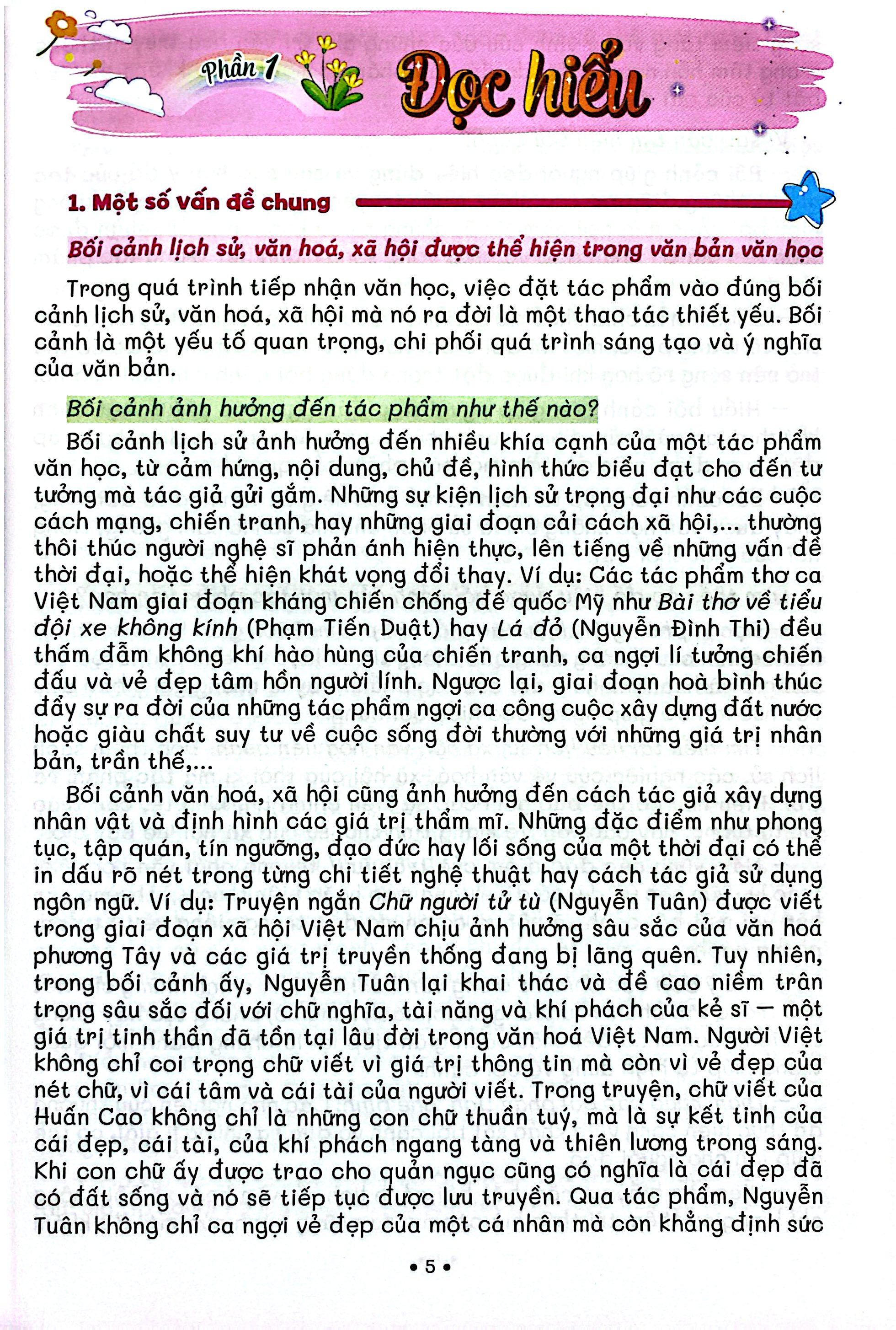 Sổ Tay Trọng Tâm Kiến Thức Ngữ Văn 10 - Ảnh 5