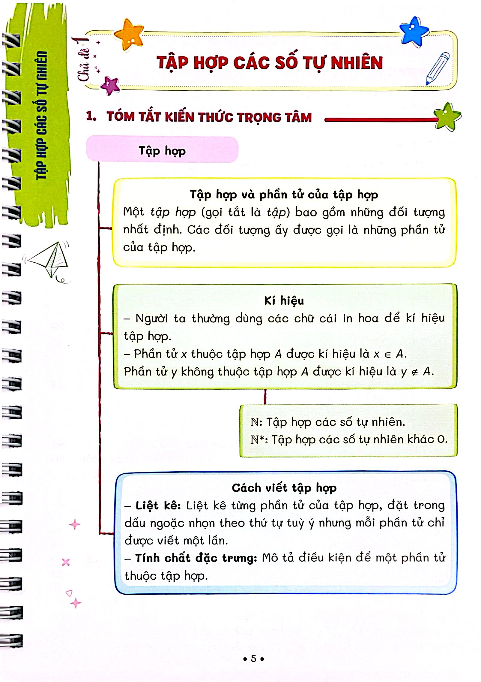 Sổ Tay Trọng Tâm Kiến Thức Toán 6 - Ảnh 5