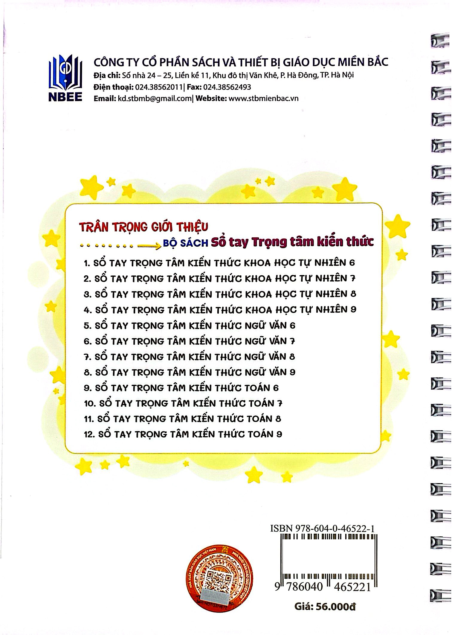 Sổ Tay Trọng Tâm Kiến Thức Toán 9 - Ảnh 6