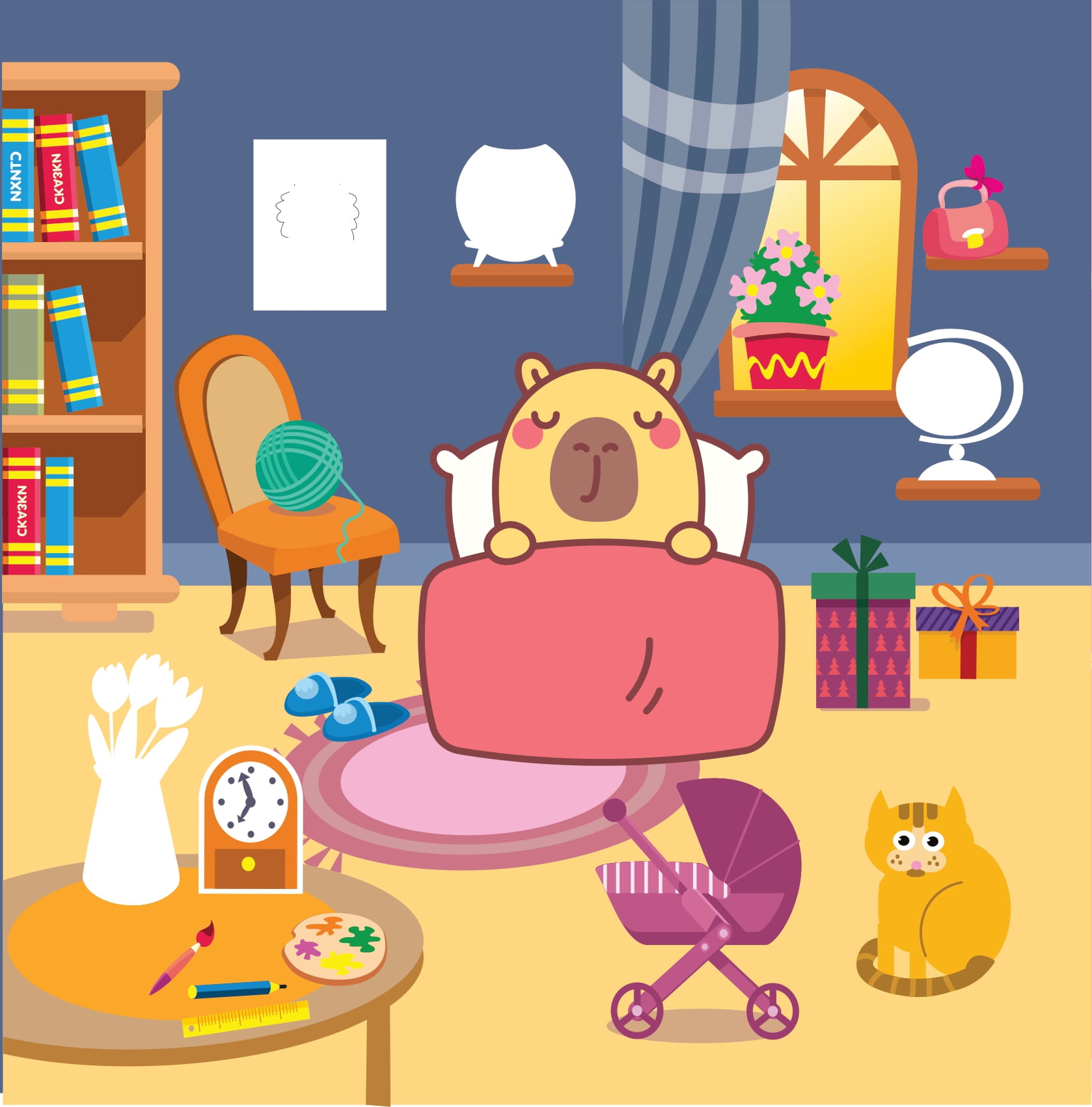 Sticker Capybara - Tìm Vật Ẩn Giấu - Khám Phá Thế GiớI - Ảnh 11