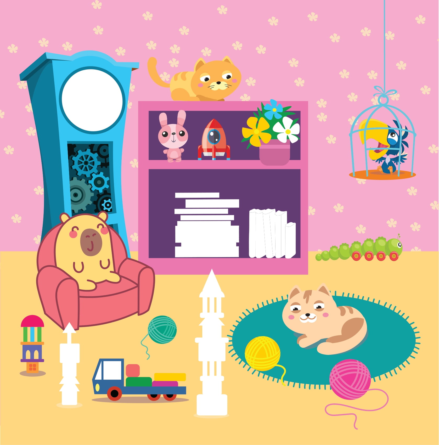 Sticker Capybara - Tìm Vật Ẩn Giấu - Khám Phá Thế GiớI - Ảnh 12