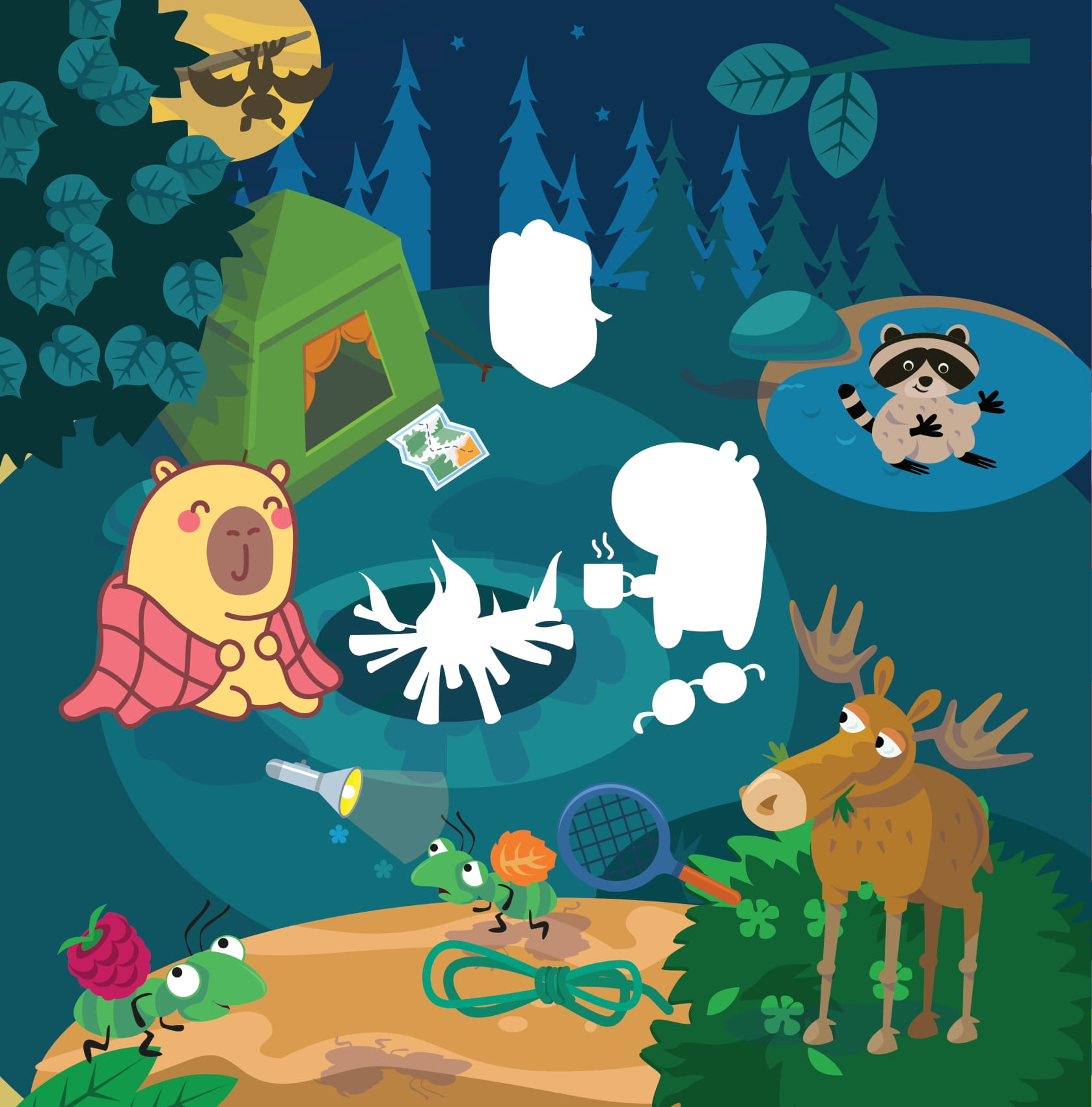 Sticker Capybara - Tìm Vật Ẩn Giấu - Khám Phá Thế GiớI - Ảnh 13