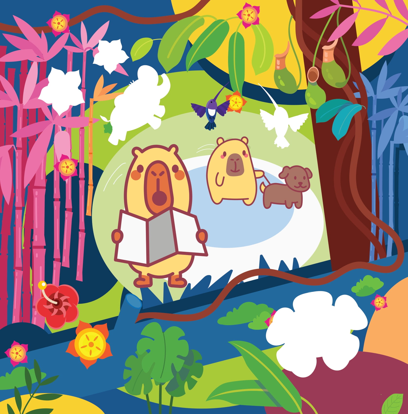 Sticker Capybara - Tìm Vật Ẩn Giấu - Khám Phá Thế GiớI - Ảnh 14