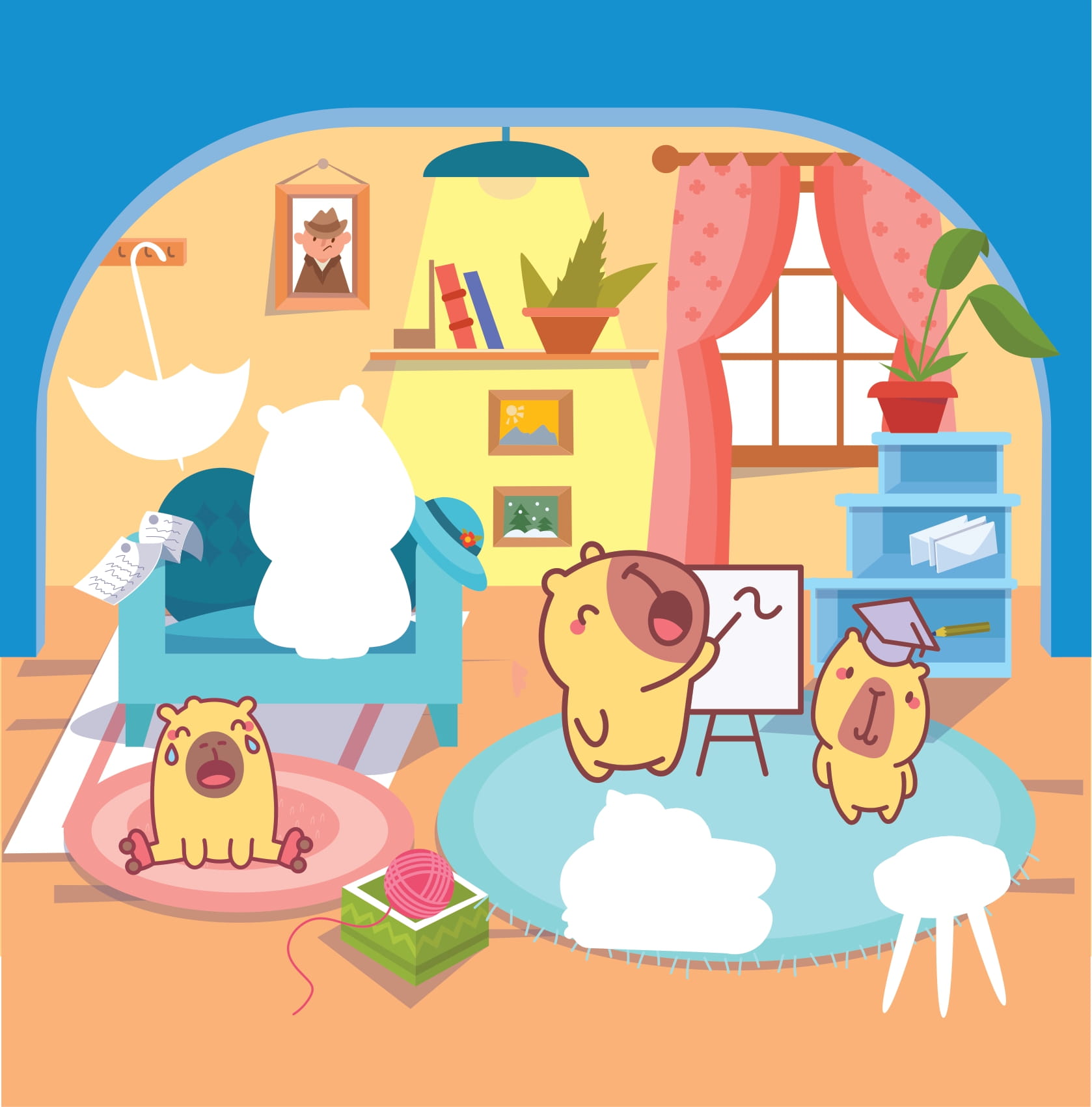 Sticker Capybara - Tìm Vật Ẩn Giấu - Khám Phá Thế GiớI - Ảnh 8