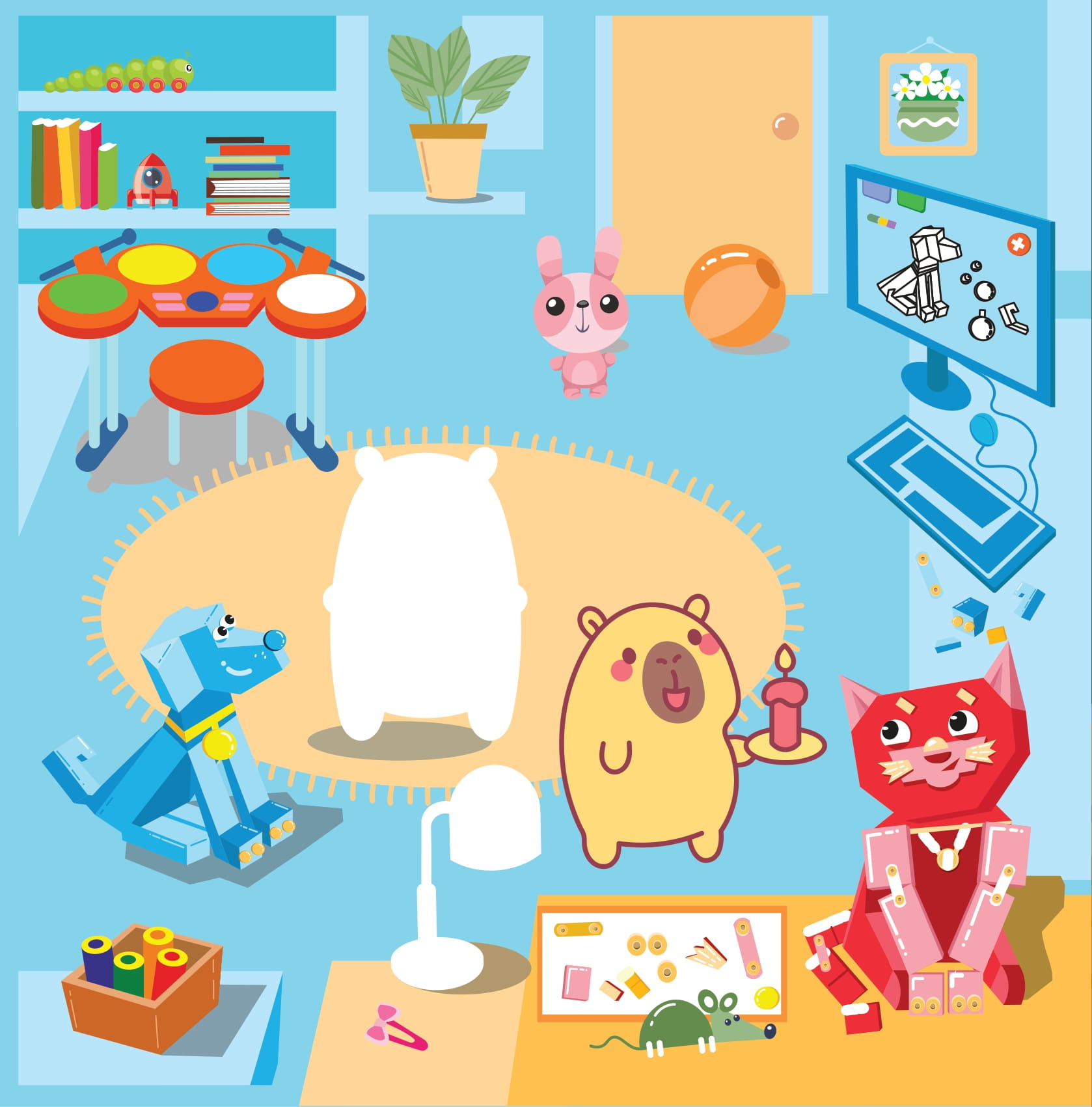 Sticker Capybara - Tìm Vật Ẩn Giấu - Khám Phá Thế GiớI - Ảnh 9