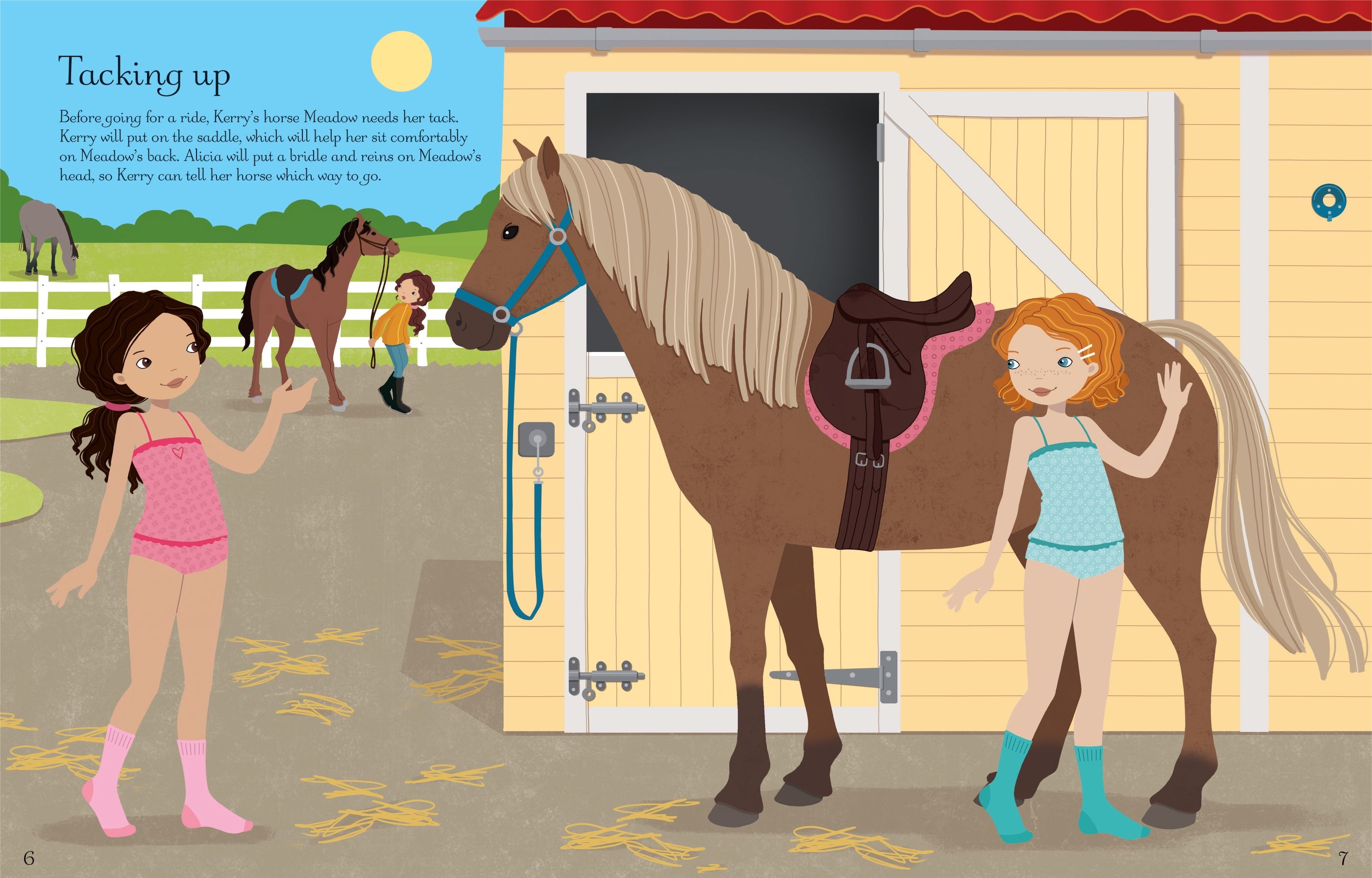 sticker dolly dressing at the stables - Ảnh 5