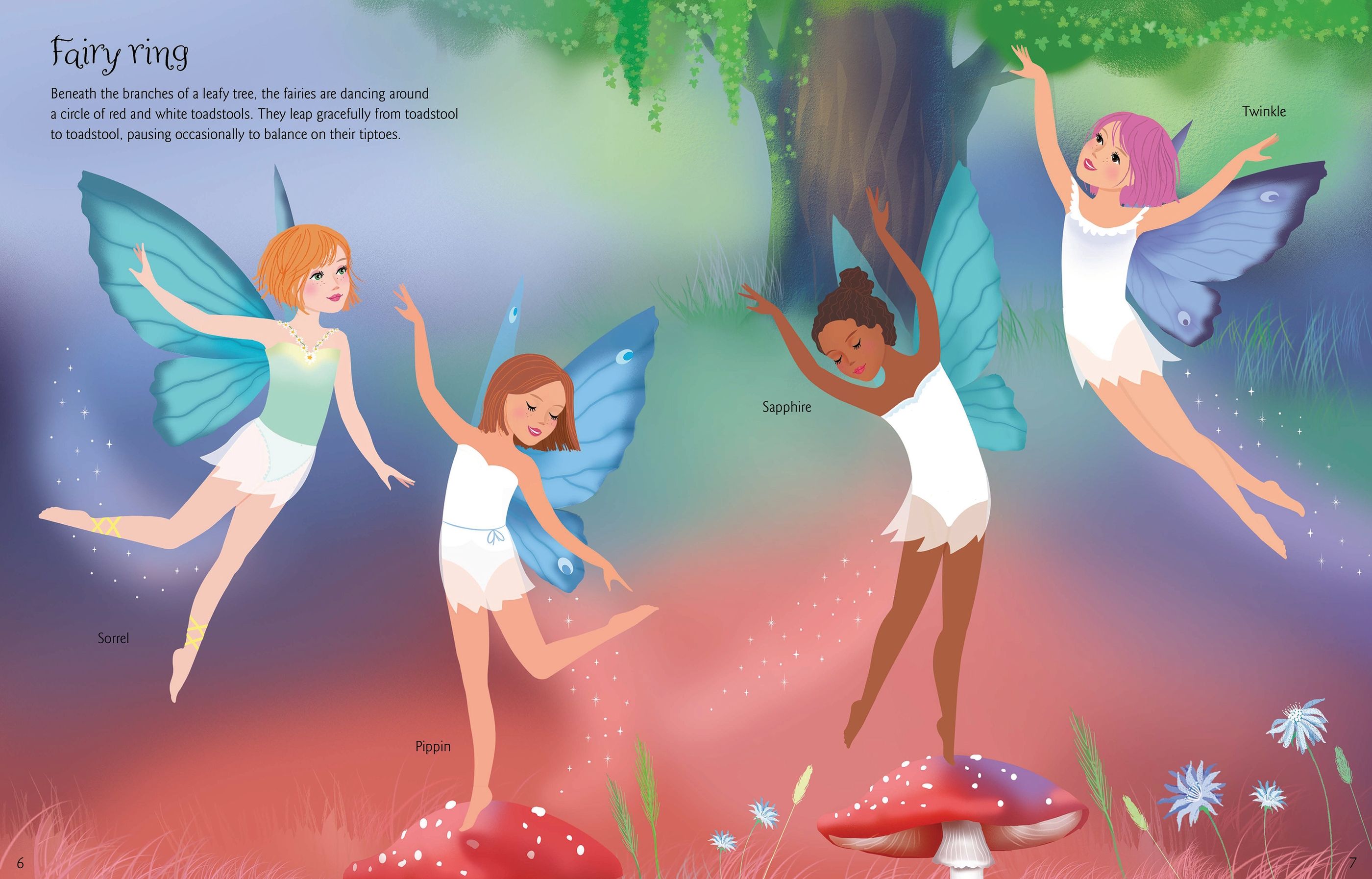sticker dolly dressing dancing fairies - Ảnh 5