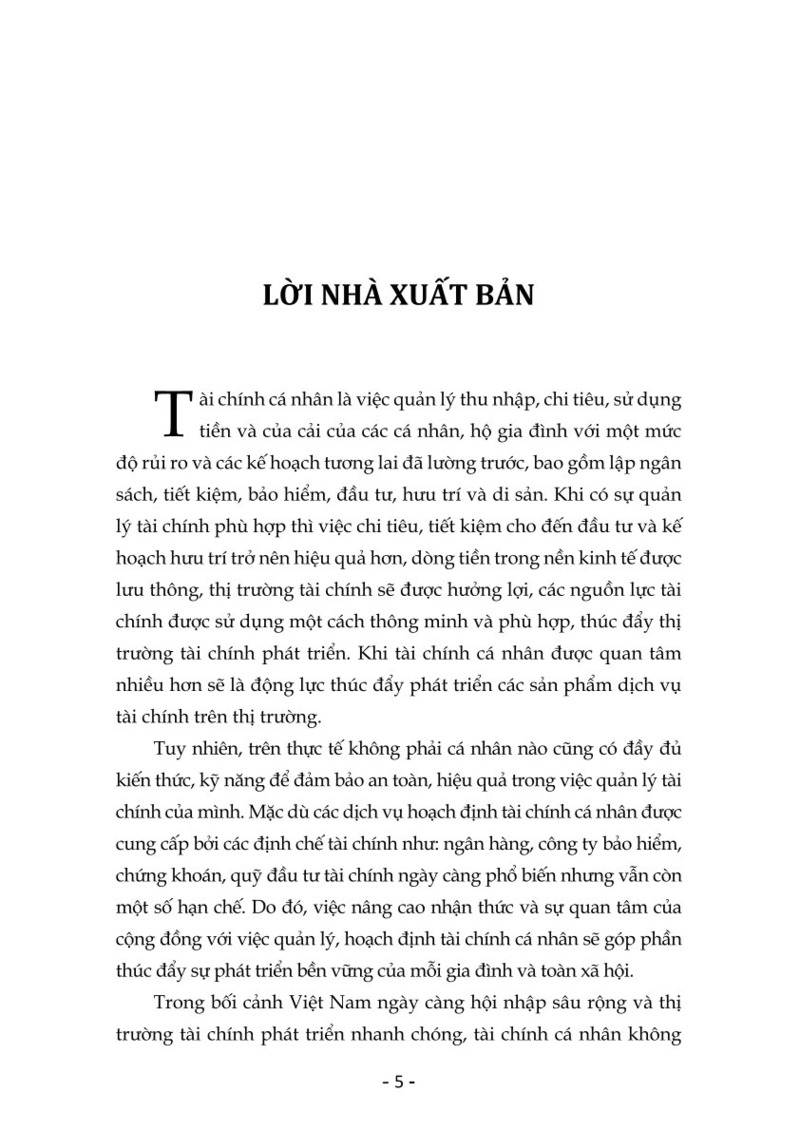 Tài Chính Cá Nhân Tại Việt Nam - Lý Luận Và Thực Tiễn - Ảnh 3
