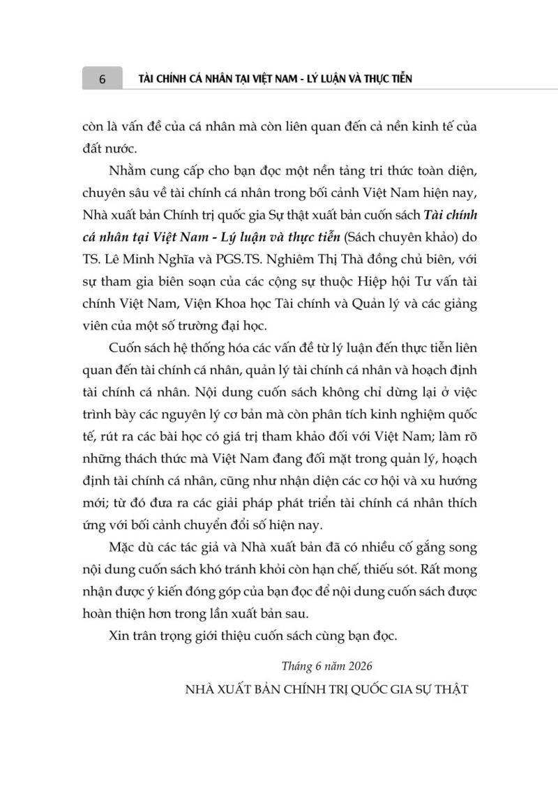 Tài Chính Cá Nhân Tại Việt Nam - Lý Luận Và Thực Tiễn - Ảnh 4