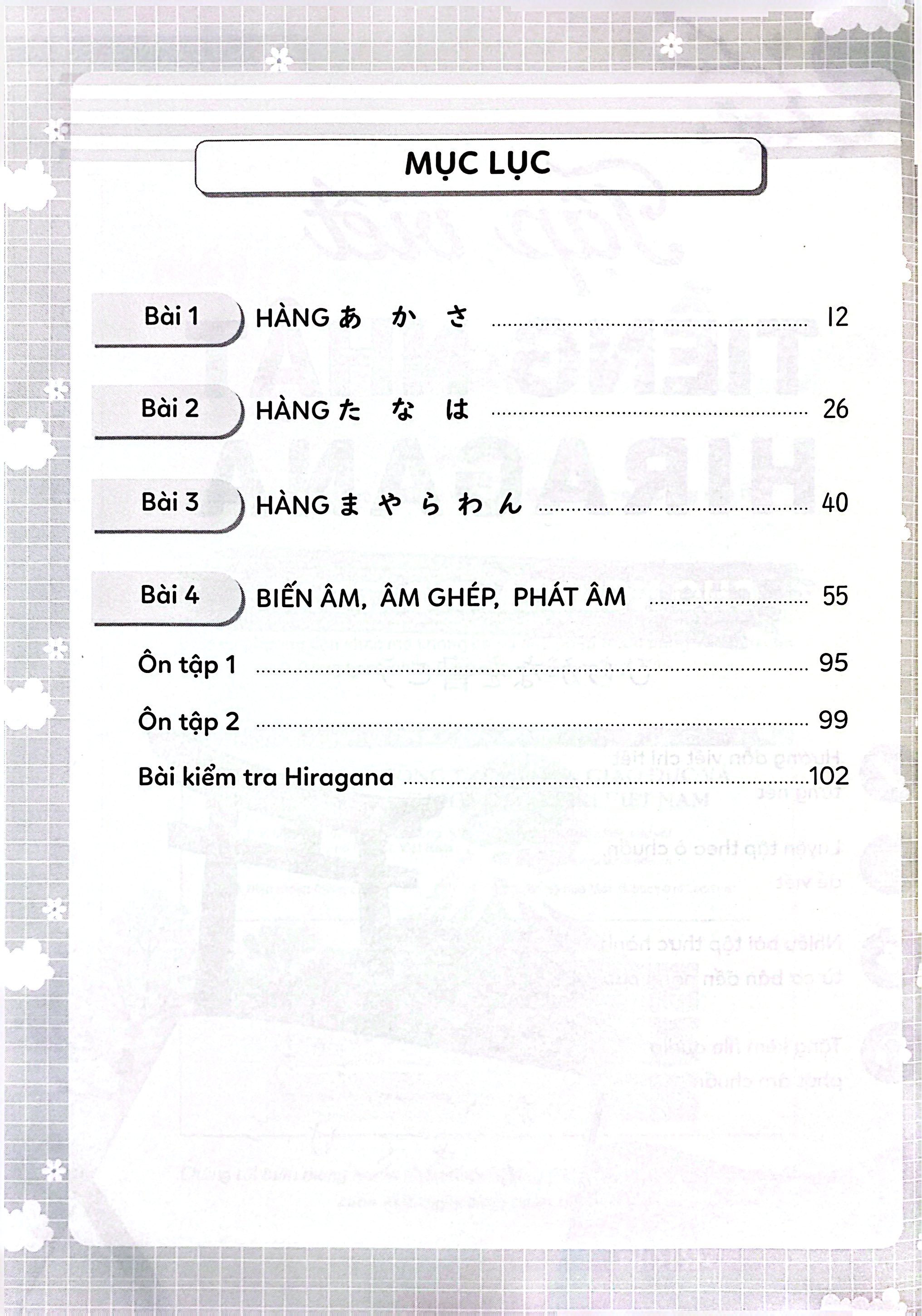 Tập Viết Tiếng Nhật Hiragana Cho Người Mới Bắt Đầu - Ảnh 3