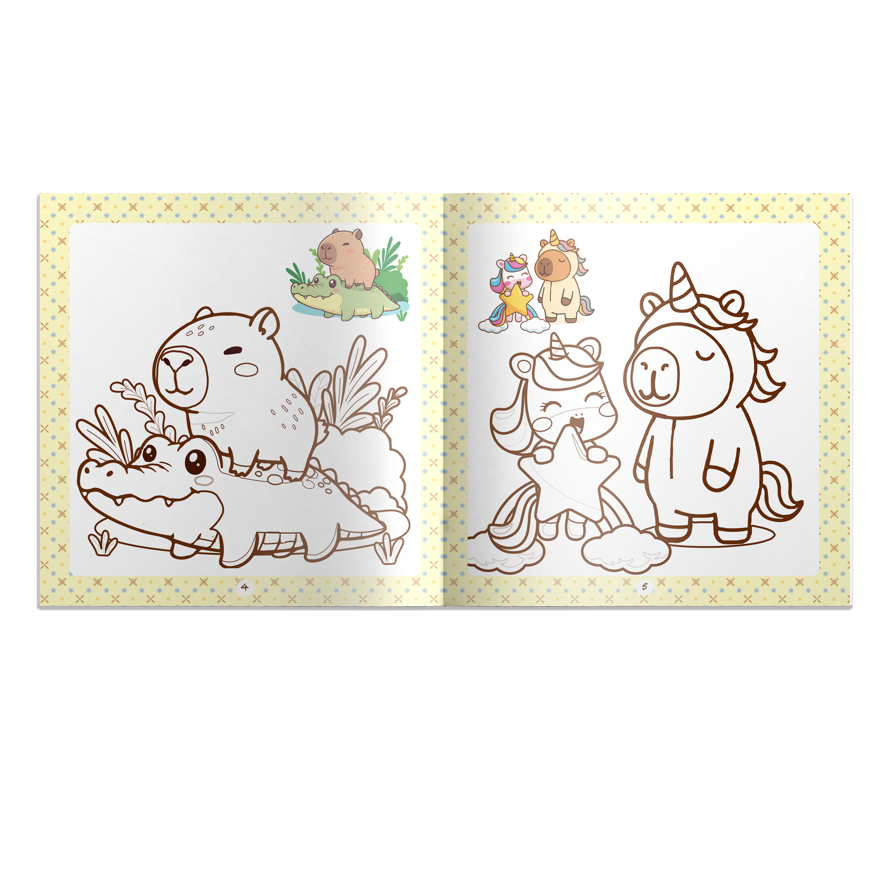 Thế Giới Capybara - Tô Màu - Ảnh 3