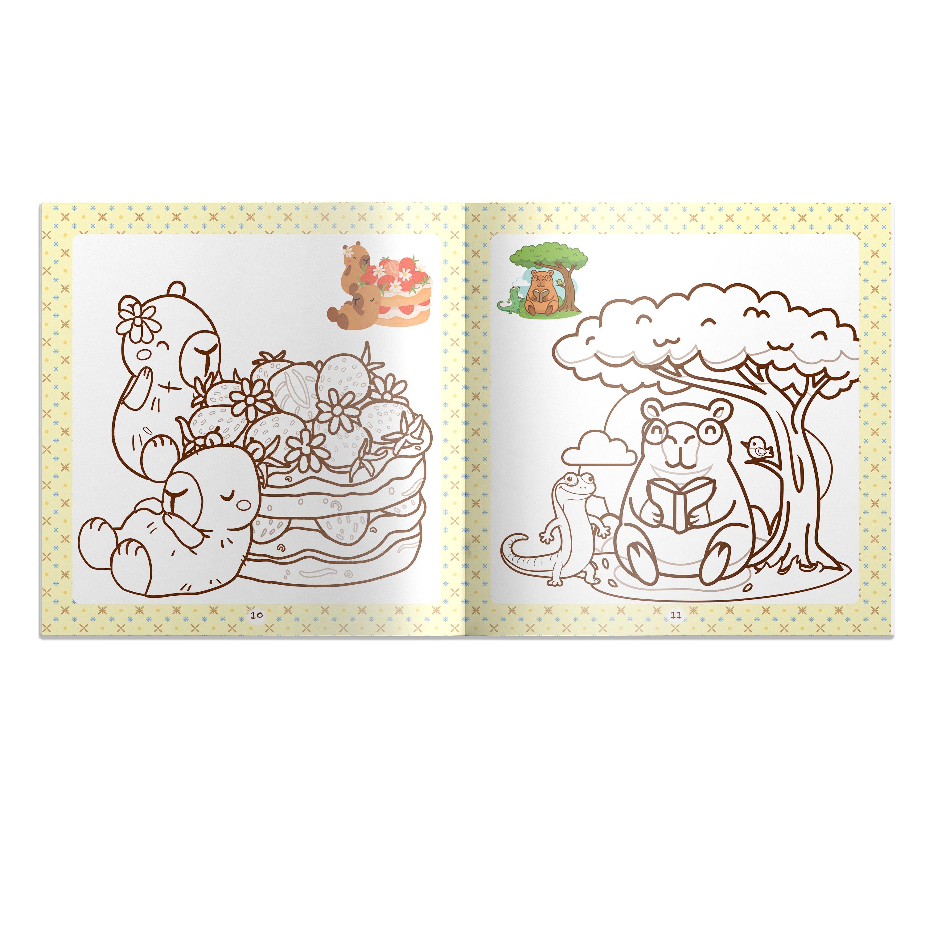 Thế Giới Capybara - Tô Màu - Ảnh 4