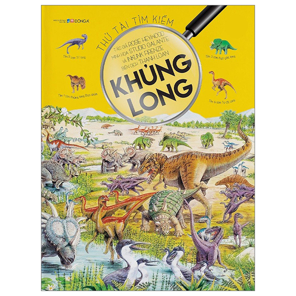 thử tài tìm kiếm - khủng long (tái bản 2023)