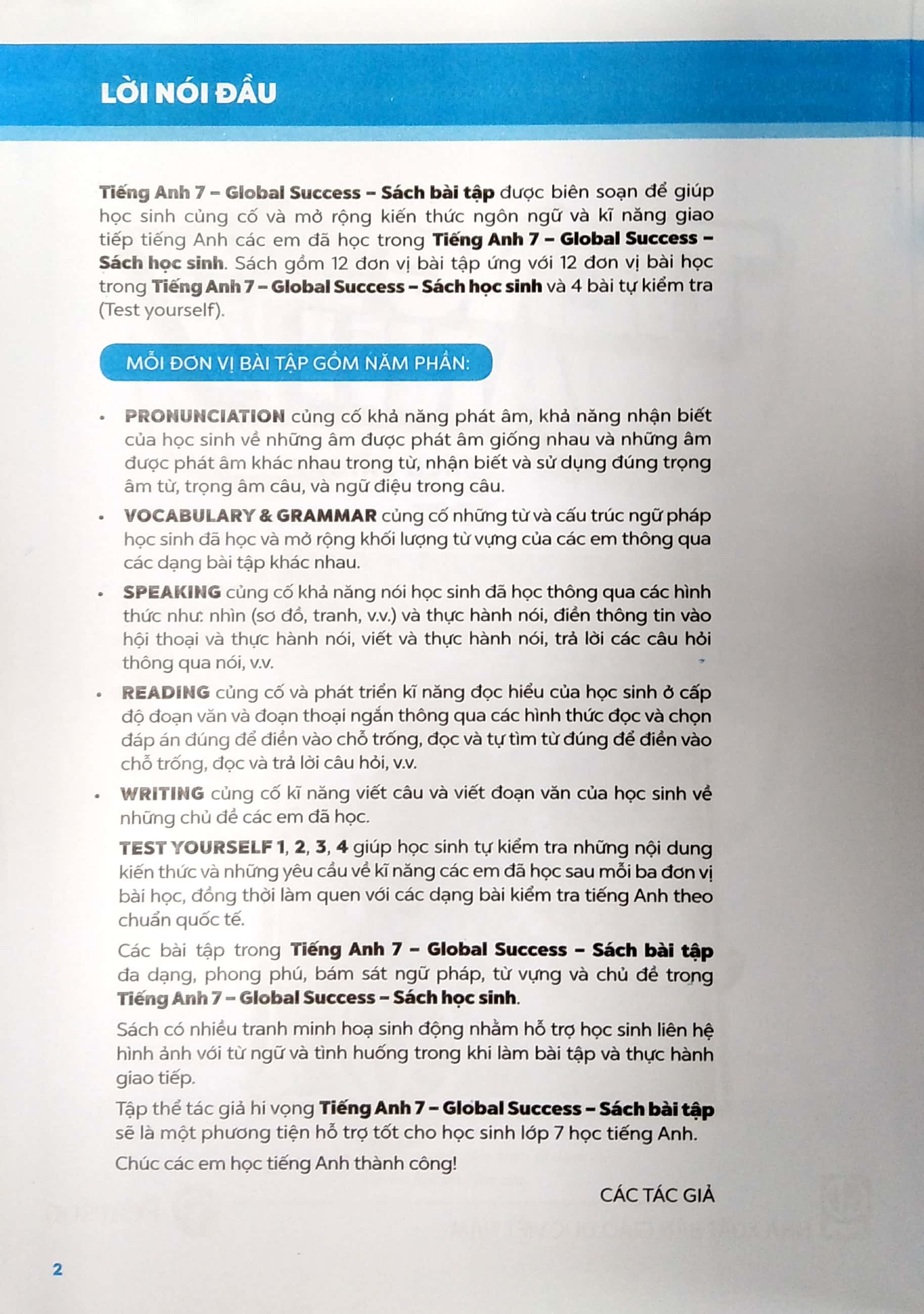 Tiếng Anh 7 - Sách Bài Tập (Phiên Bản 2026) - Ảnh 3