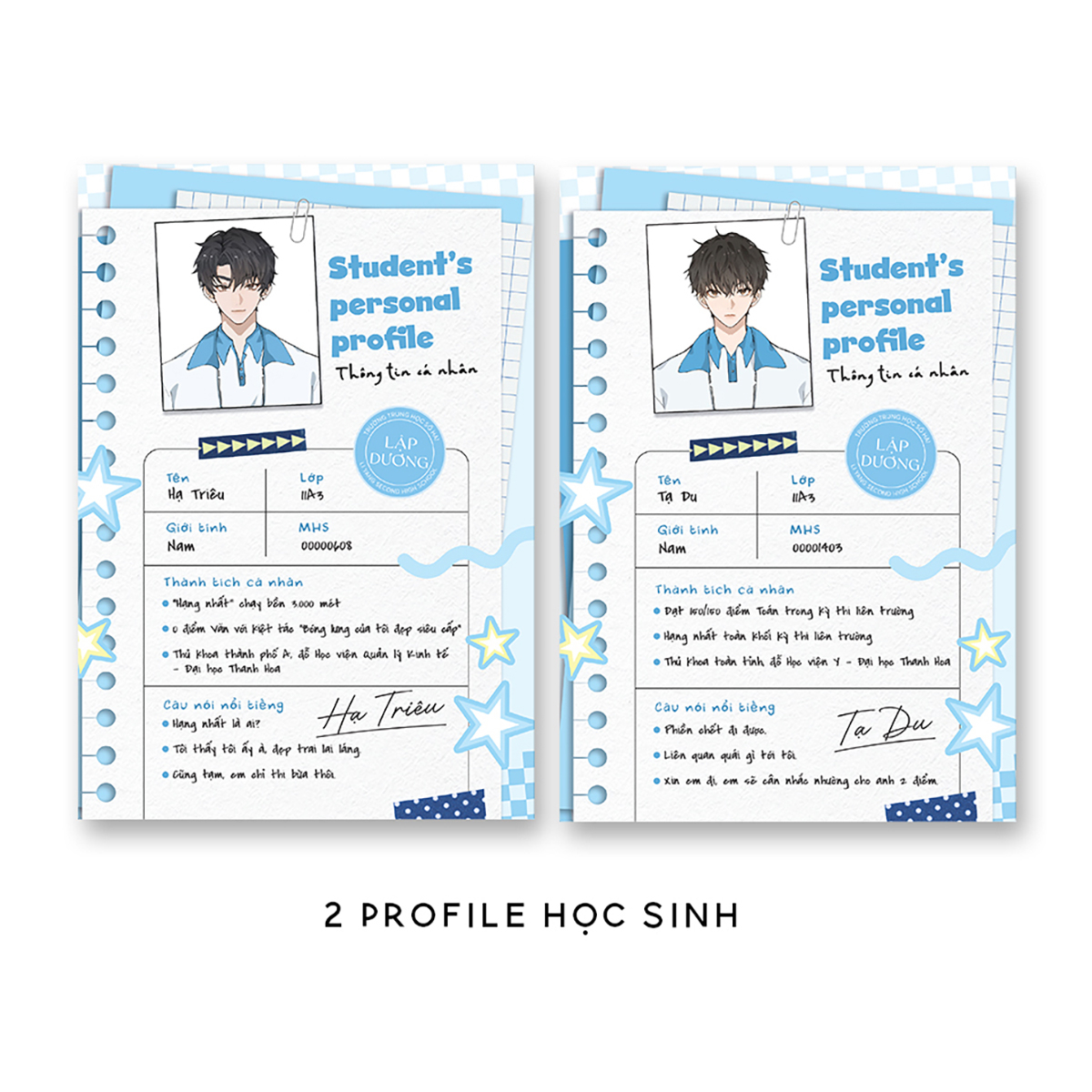 Triêu Du - Toàn Tập - Bìa Cứng - Tặng Kèm 1 Bookmark + 2 Profile Học Sinh + 2 Card PVC + 2 Standee Nam Châm + 1 Standee Cưới - Ảnh 5