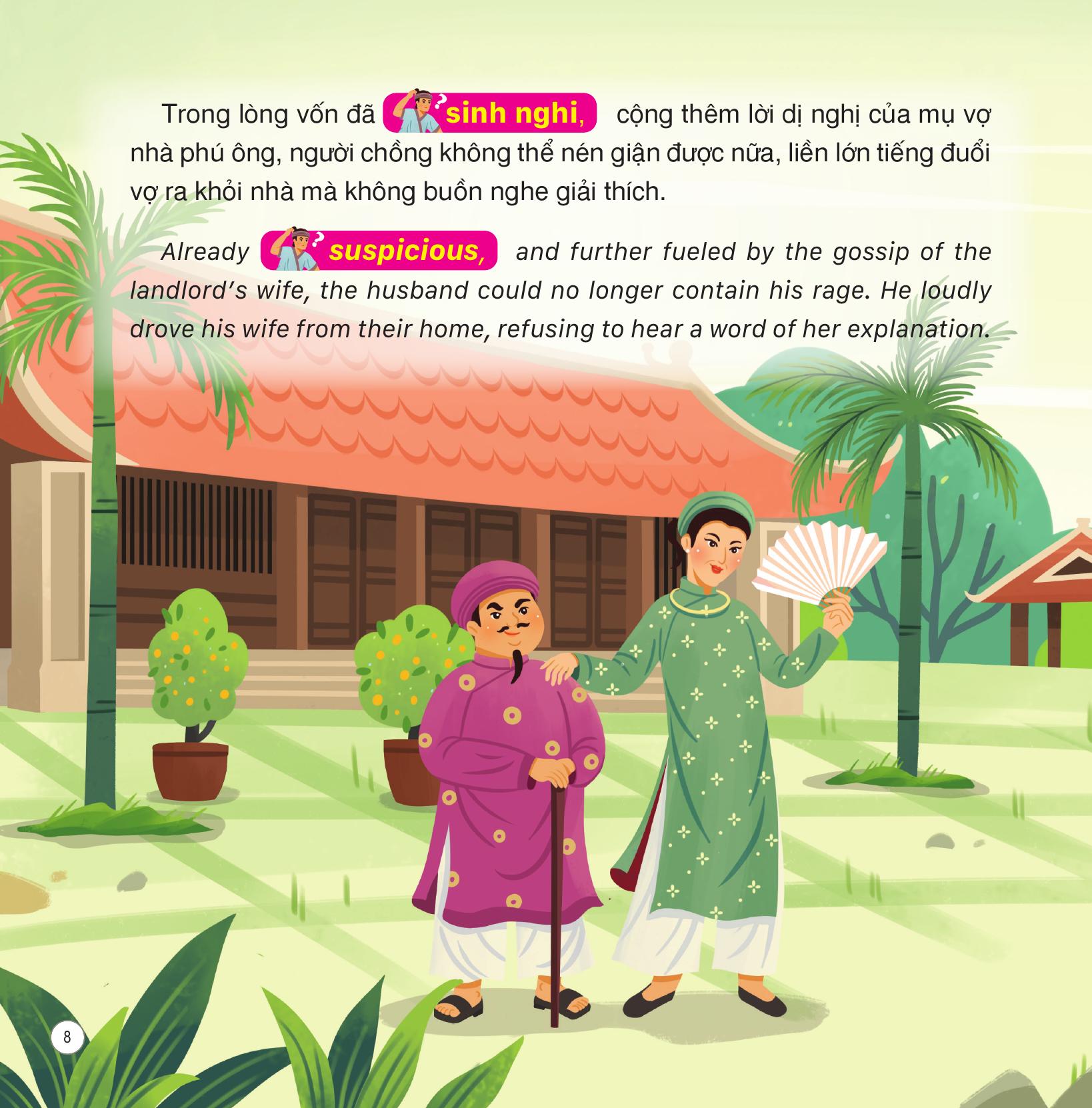 Truyện Cổ Tích Việt Nam - Sự Tích Bông Sen - Song Ngữ Việt-Anh - Ảnh 10