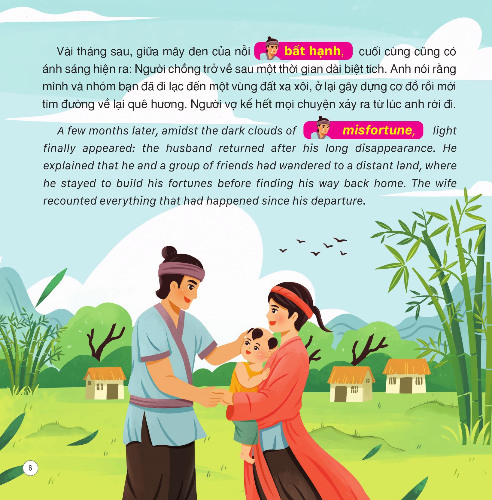 Truyện Cổ Tích Việt Nam - Sự Tích Bông Sen - Song Ngữ Việt-Anh - Ảnh 8